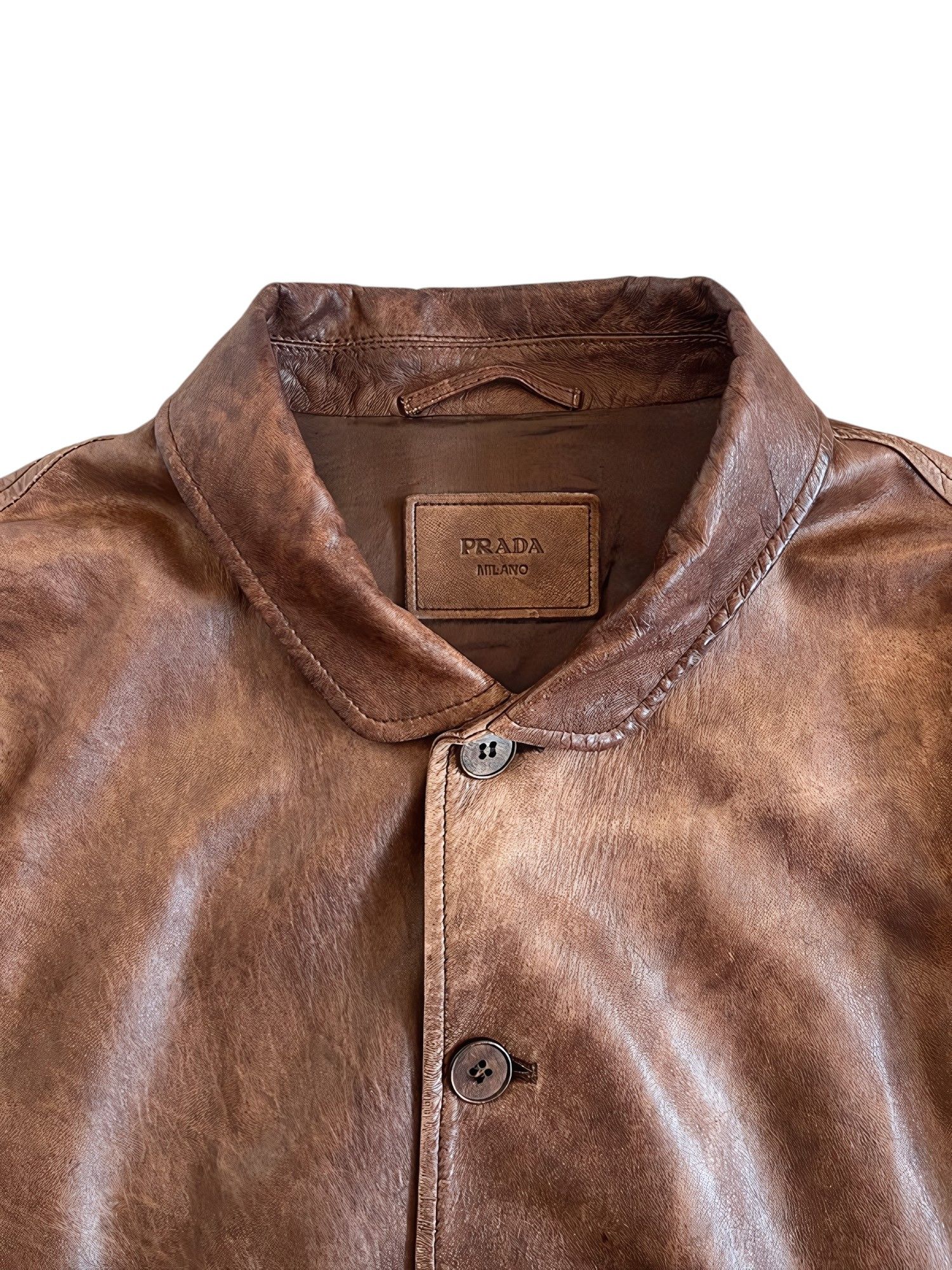 Prada S/S 2010 LEATHER JACKET Size US M / EU 48-50 / 2 - 4 Thumbnail
