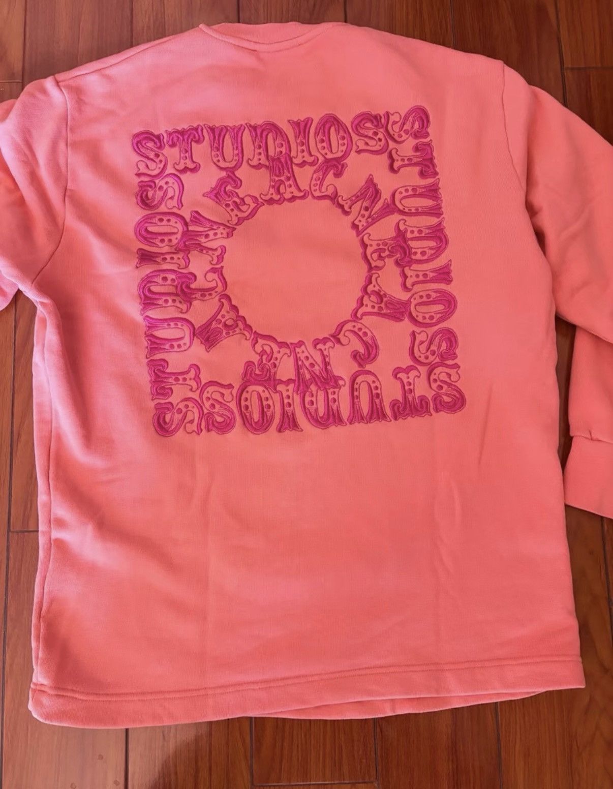 Acne Studios Acne Studios Geometric Embroidered Logo Sweatshirt K37 Size US S / EU 44-46 / 1 - 1 Thumbnail