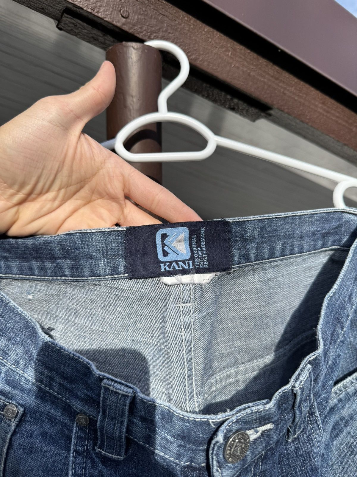 Karl Kani × Rap Tees × Vintage 👹Karl Kani Baggy Jeans👹 Size US 31 - 8 Thumbnail