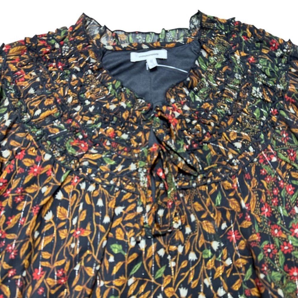 Other New Maurices Floral Ruffle Peasant Blouse Size 1X Size XL / US 12-14 / IT 48-50 - 6 Thumbnail
