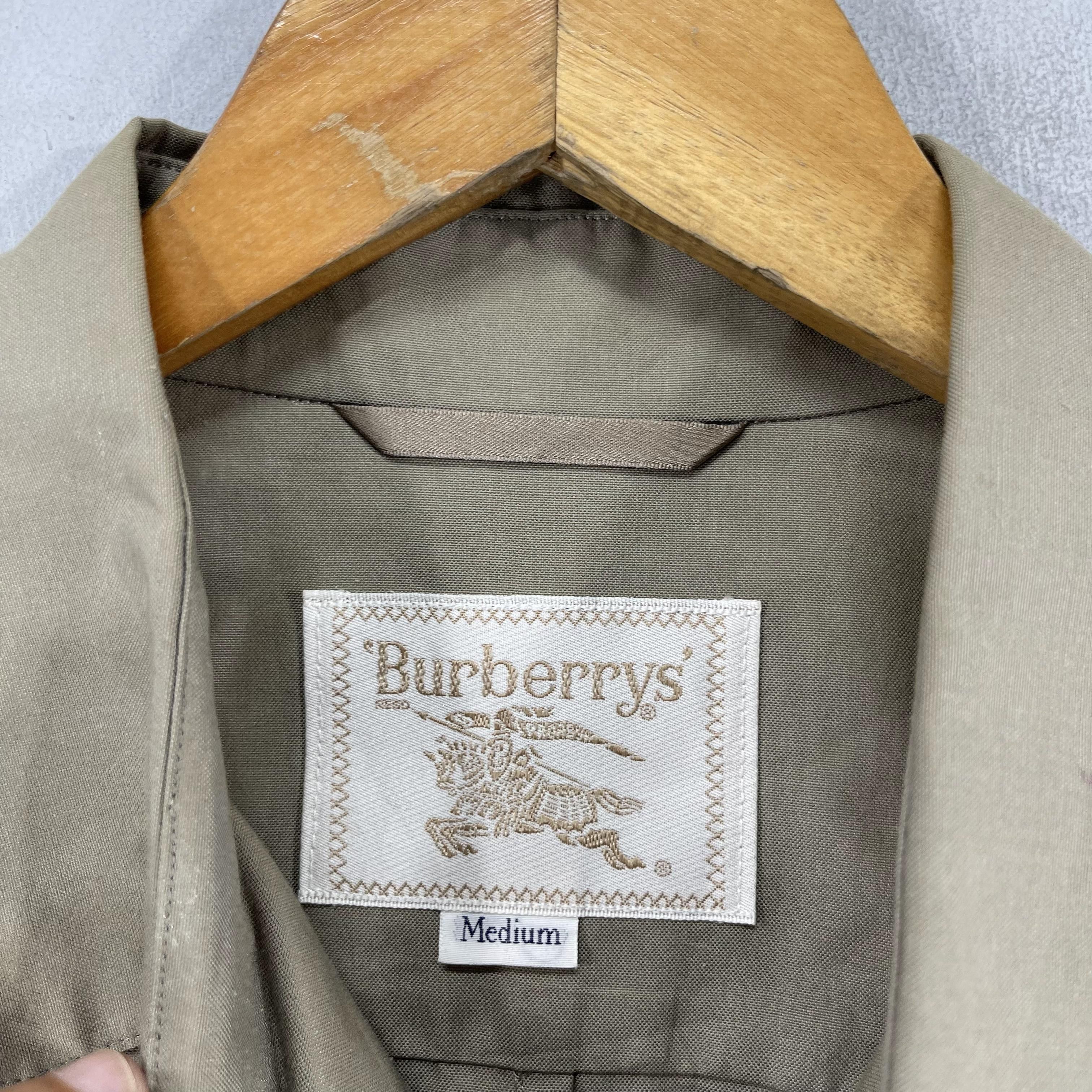 Burberry × Vintage Vintage BURBERRYS England Trench Coat Button Up Jacket Size M / US 6-8 / IT 42-44 - 6 Thumbnail