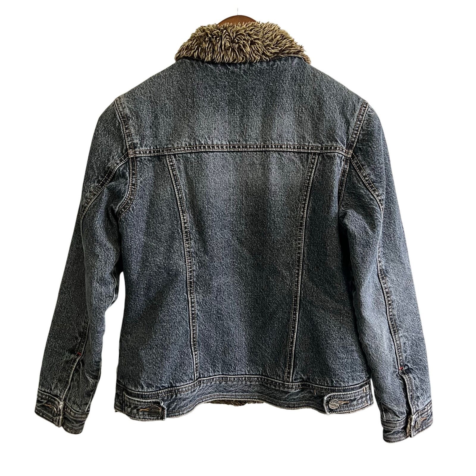Vintage Vintage ArrowCar Sherpa Lined Denim Jacket Women’s Small Y2K Size S / US 4 / IT 40 - 5 Thumbnail