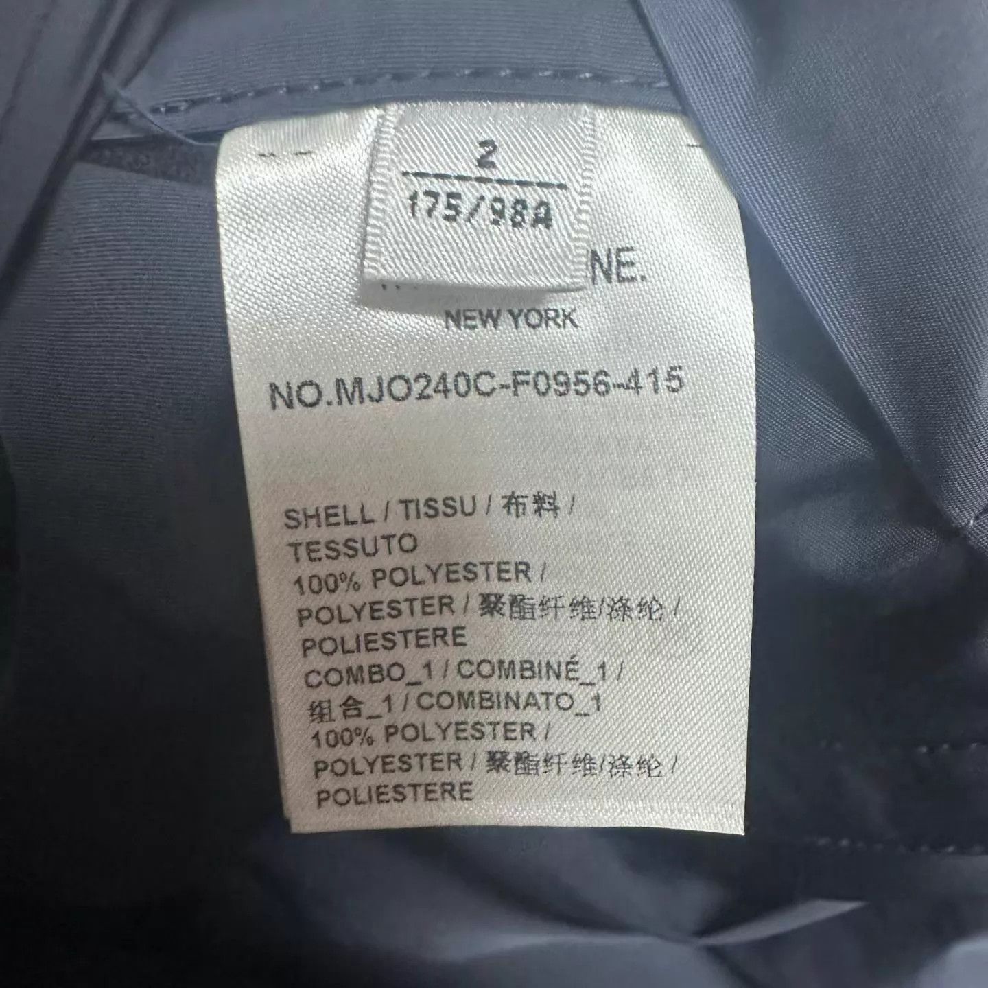 Thom Browne Thom Browne Solid Blue Black Long Sleeve Jacket Size 2 Size US M / EU 48-50 / 2 - 6 Thumbnail