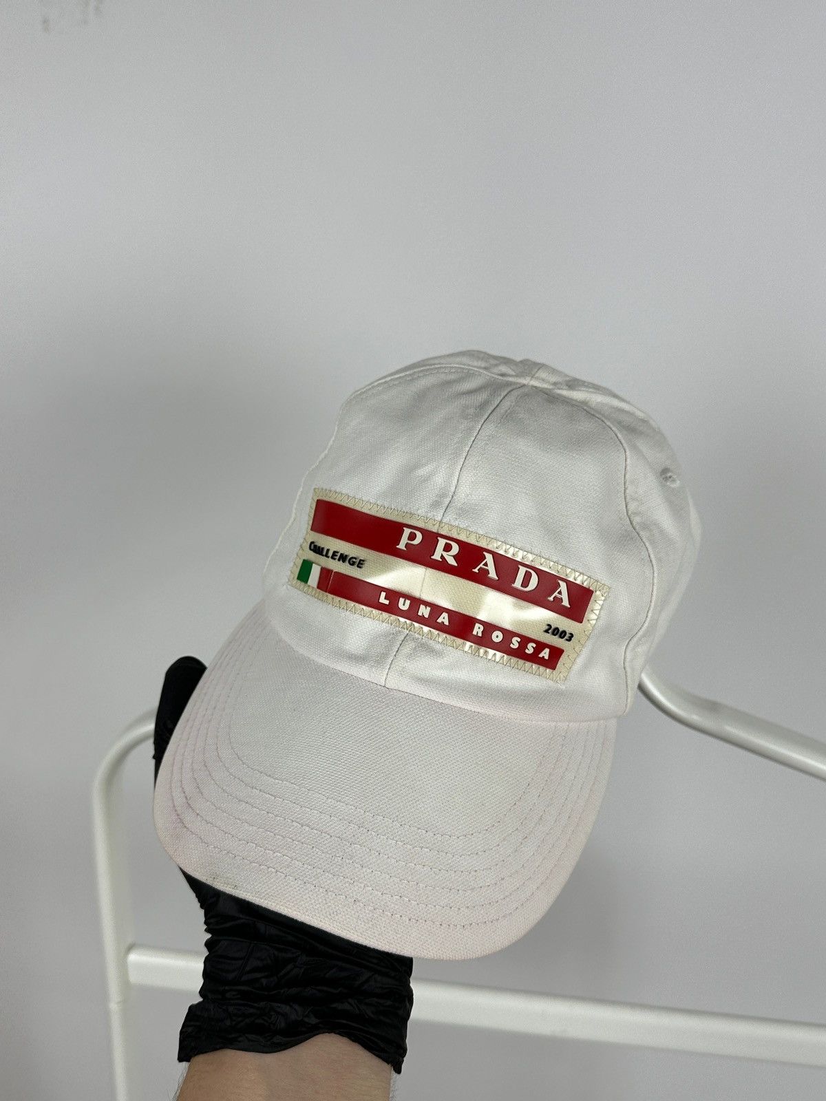 Prada 2003 Vintage Prada Luna Rossa Challenge White Cap Size ONE SIZE - 7 Thumbnail