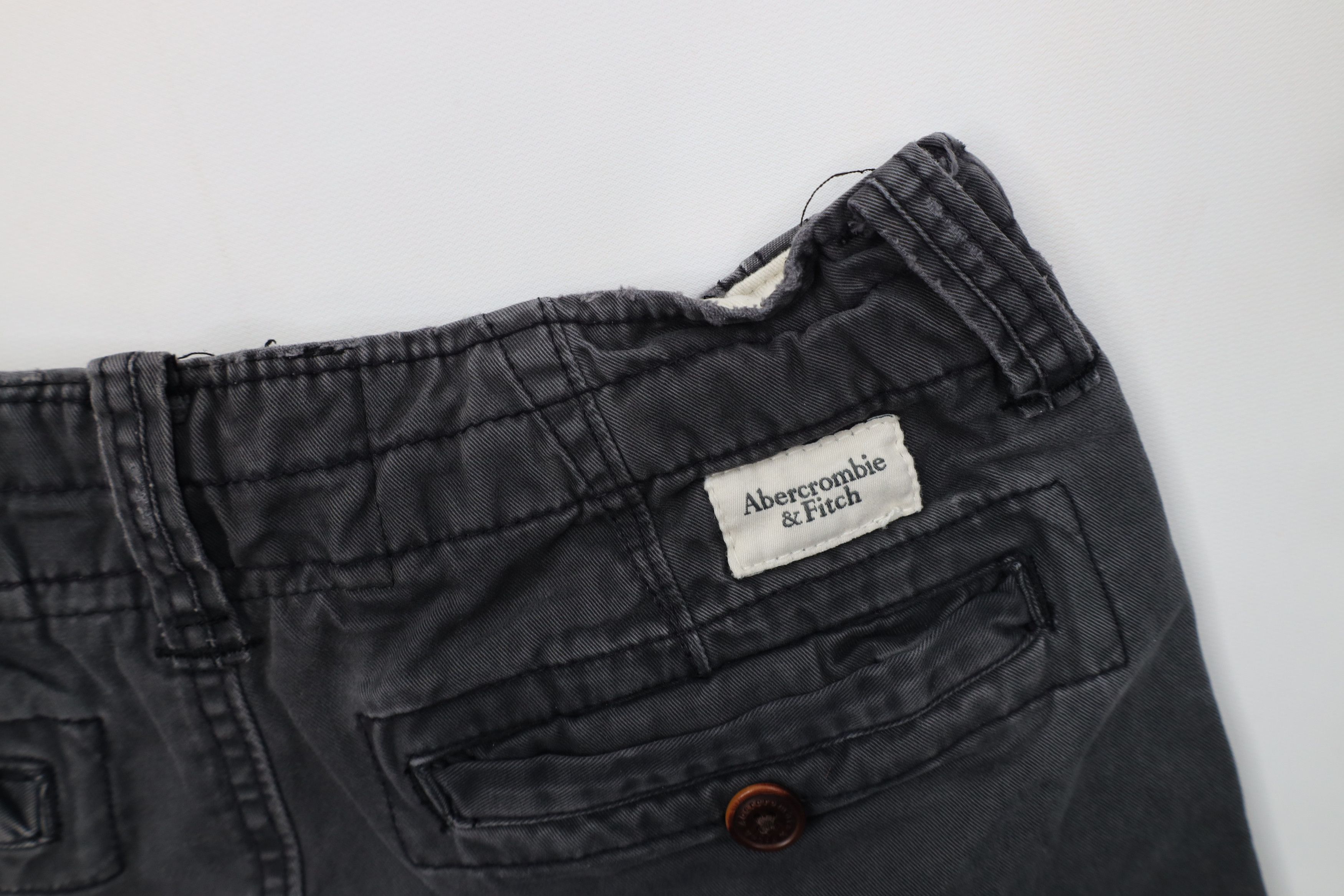 Abercrombie & Fitch Vintage 90s Y2K Abercrombie & Fitch Fly Heavyweight Shorts Size US 28 / EU 44 - 16 Thumbnail