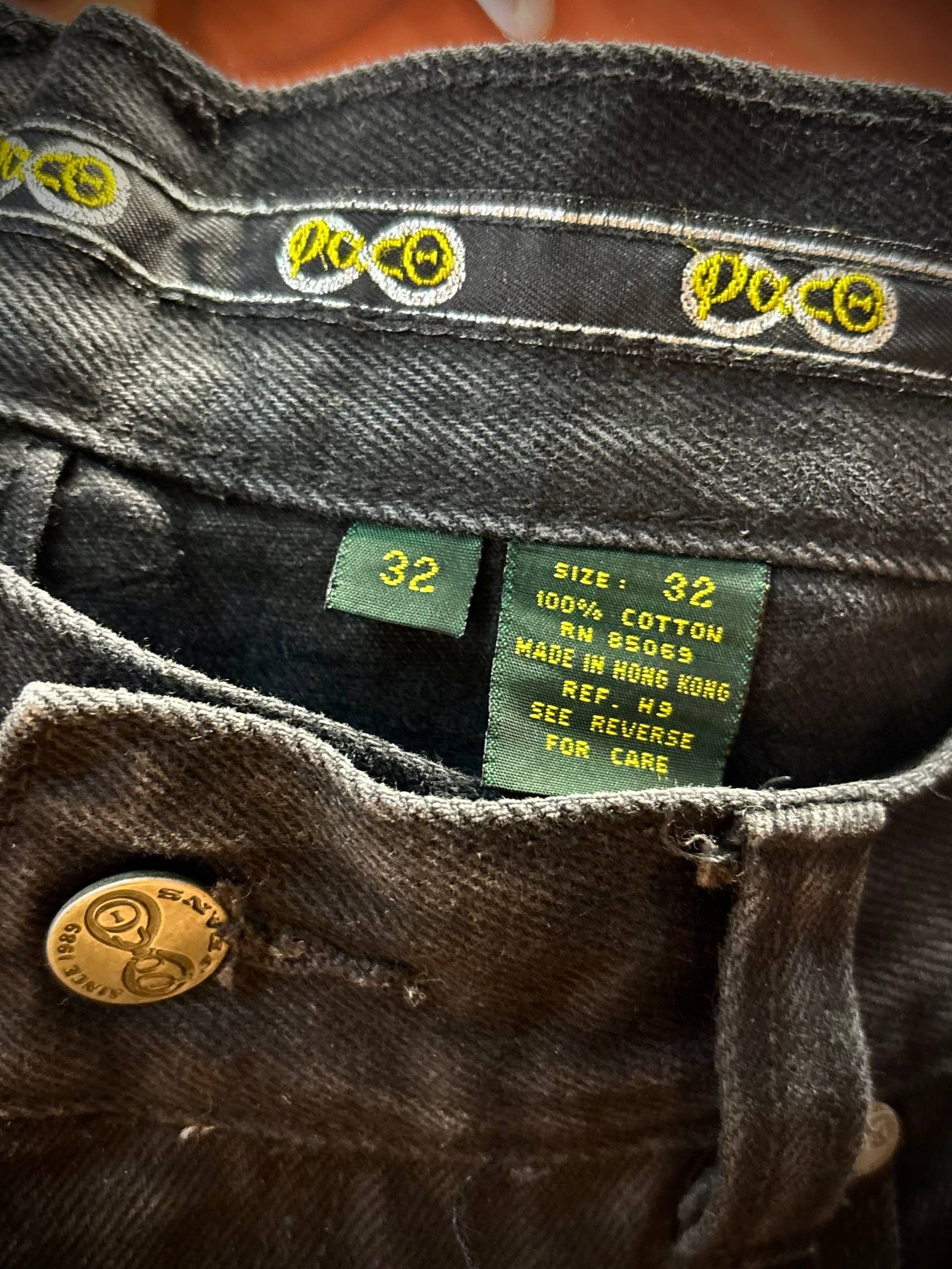 JNCO Vintage 00s Y2K Paco Jeans Jnco Styles Denim Pants Size US 33 - 5 Thumbnail