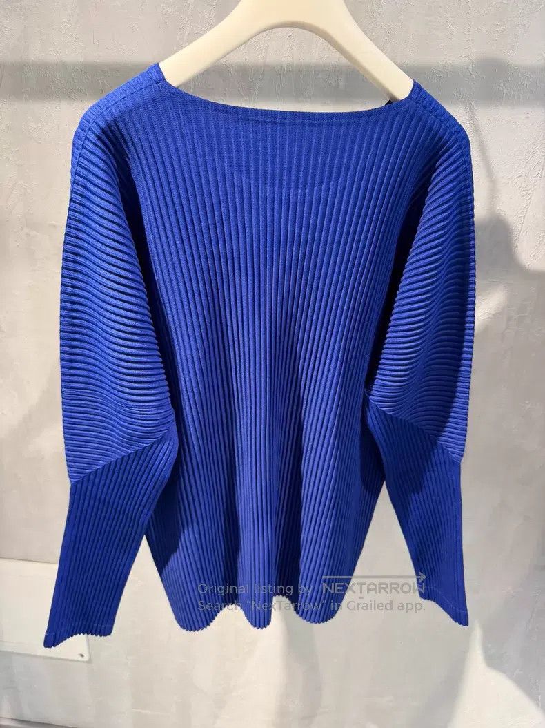 Issey Miyake Issey Miyake Color-blocked Spring Pleated Top Size M / US 6-8 / IT 42-44 - 2 Thumbnail