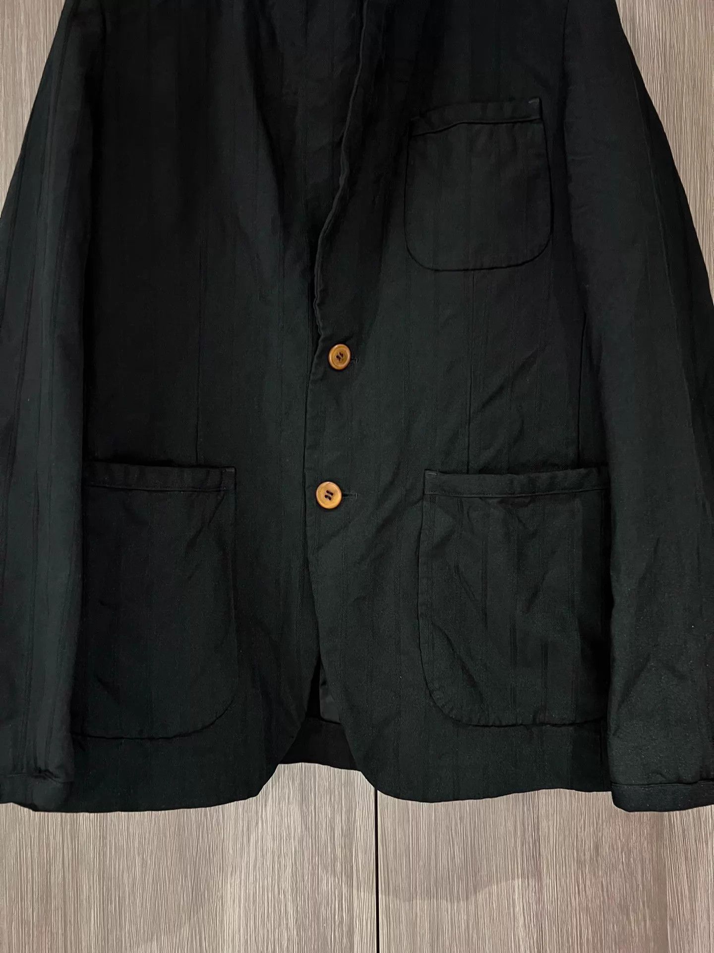 Comme des Garcons CDG HOMME DEUX 2015 2-Button Poly Stripe Blazer S Size US S / EU 44-46 / 1 - 6 Thumbnail