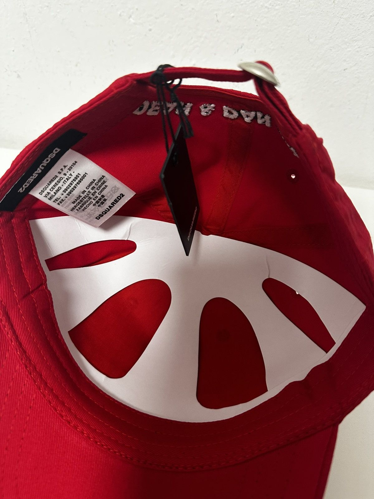 Dsquared2 Dsquared2 Red Logo Baseball Cap Size ONE SIZE - 8 Thumbnail
