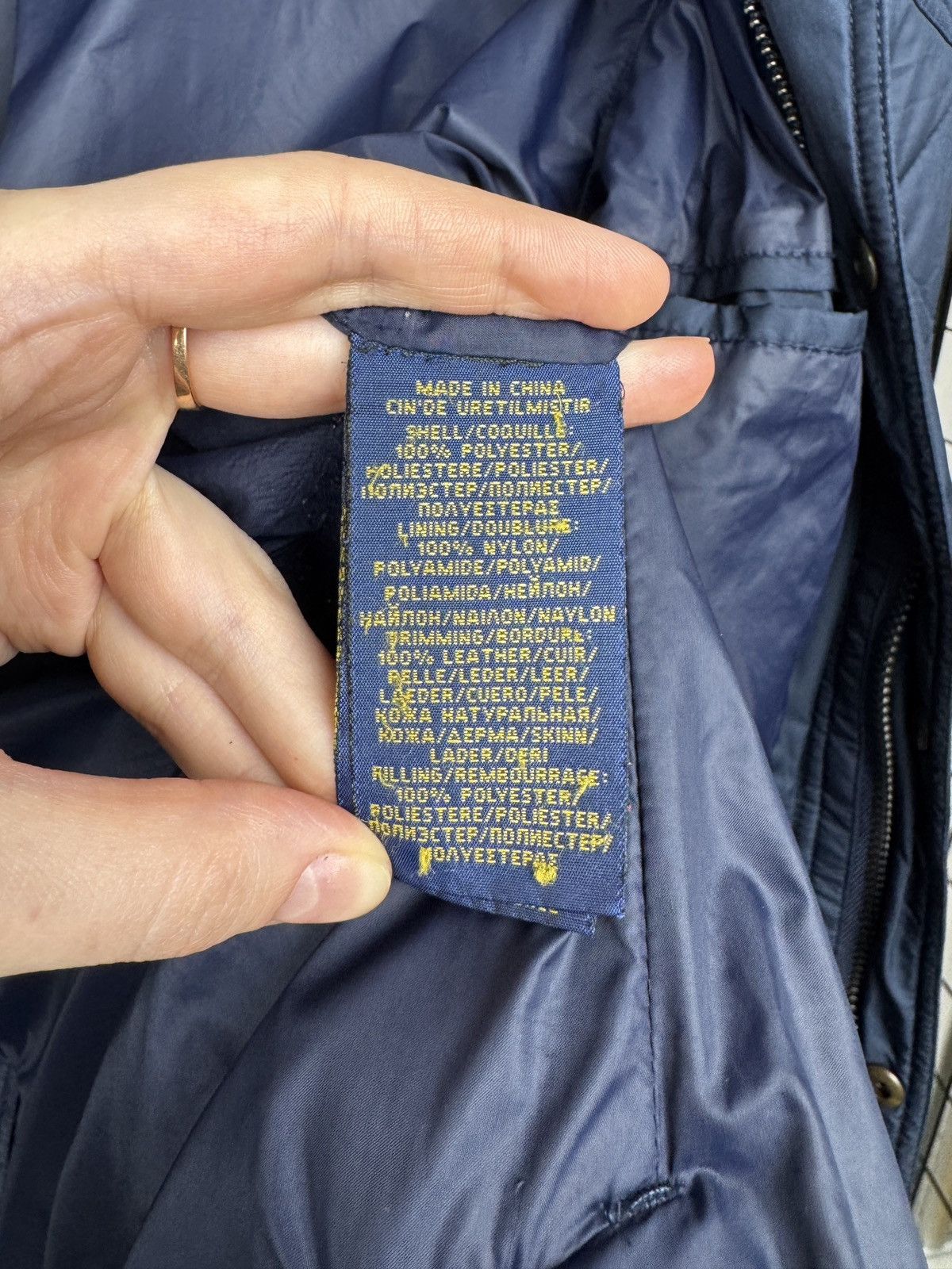 Polo Ralph Lauren Polo Ralph Lauren Cadwell Quilted Bomber Navy Jacket size L Size US L / EU 52-54 / 3 - 16 Thumbnail