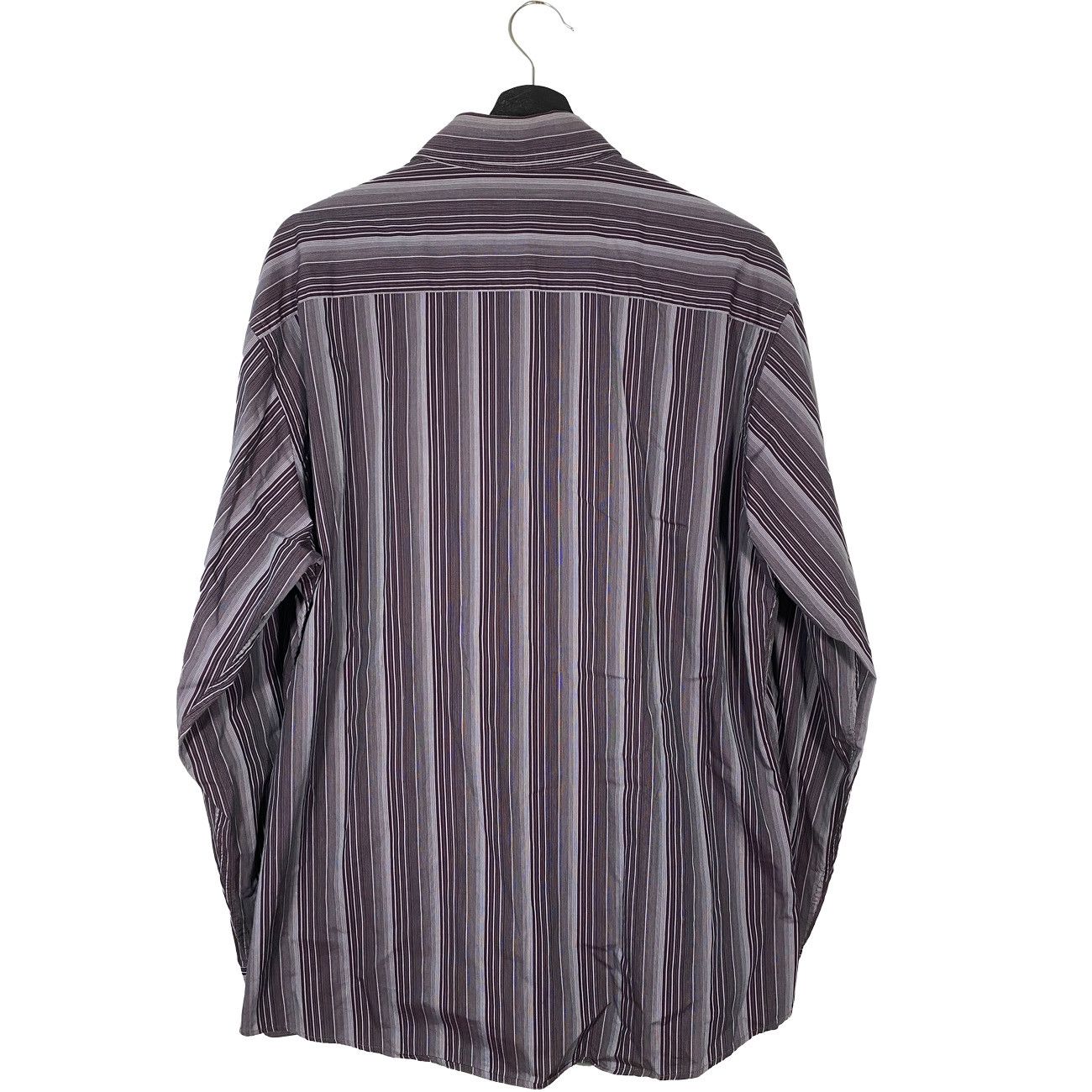 Z Zegna Z Zegna Vertical Stripe Pearl Button City Shirt Size XL Size US XL / EU 56 / 4 - 2 Thumbnail