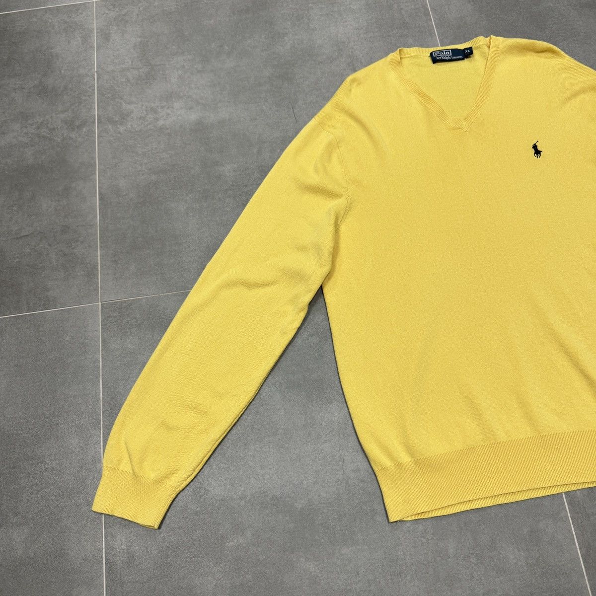 Polo Ralph Lauren × Vintage Polo Ralph Lauren V-Neck Sweater Pullover Men Size XL Size US XL / EU 56 / 4 - 2 Thumbnail