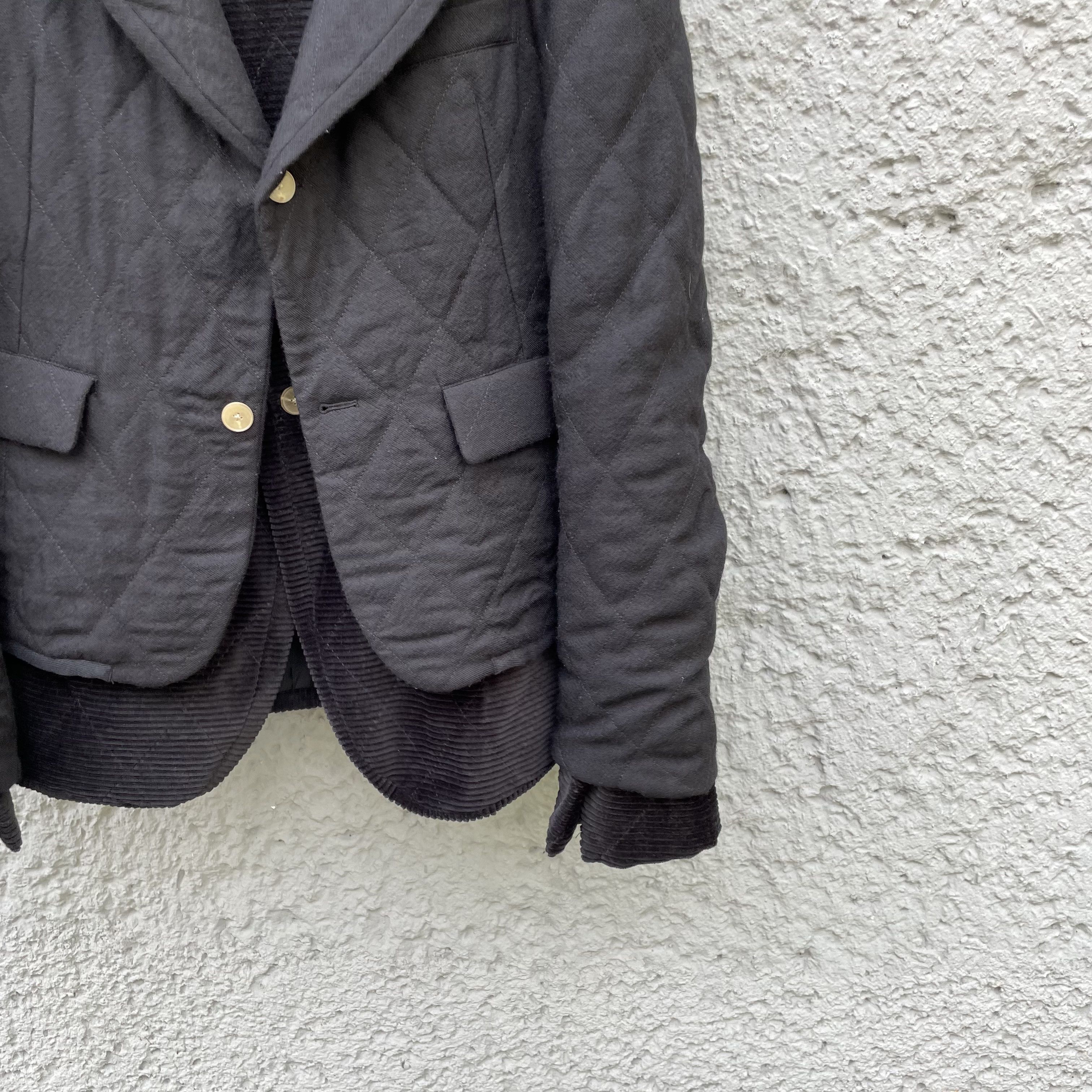 Haider Ackermann Haider Ackermann Black Double-Layered Blazer Jacket Size 48R - 7 Thumbnail