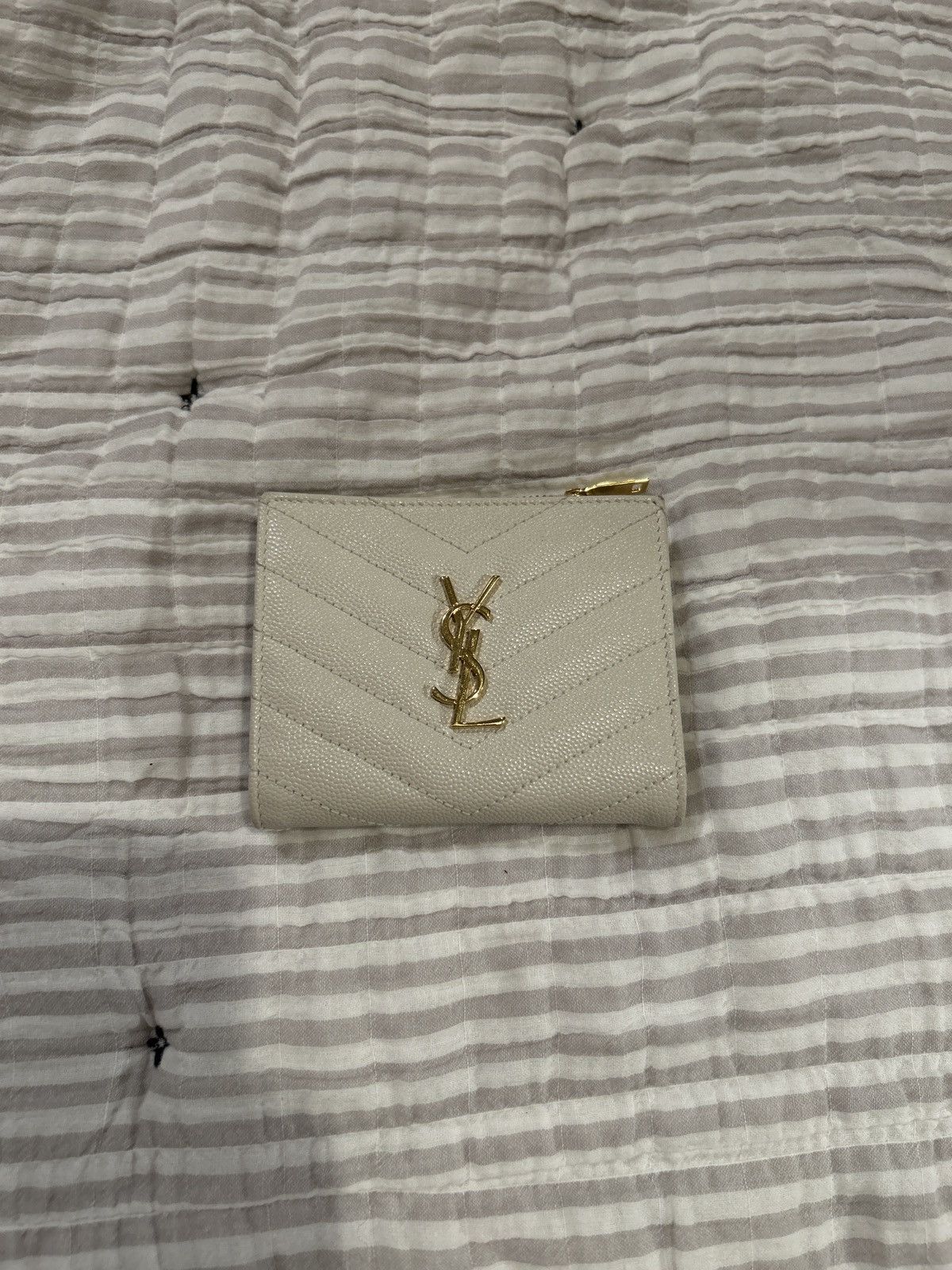 Yves Saint Laurent Small Ziptop Wallet