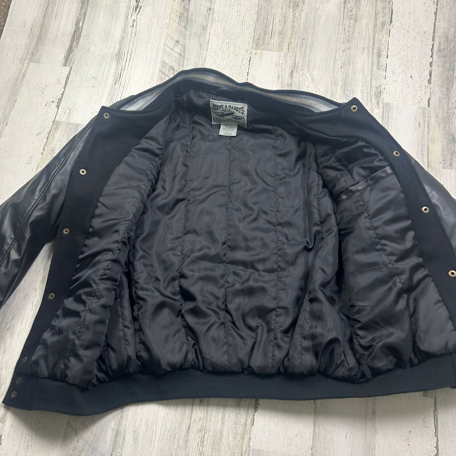 Steve And Barrys × Vintage Steve And Barry's United States of America Varsity Coat Size US L / EU 52-54 / 3 - 3 Thumbnail