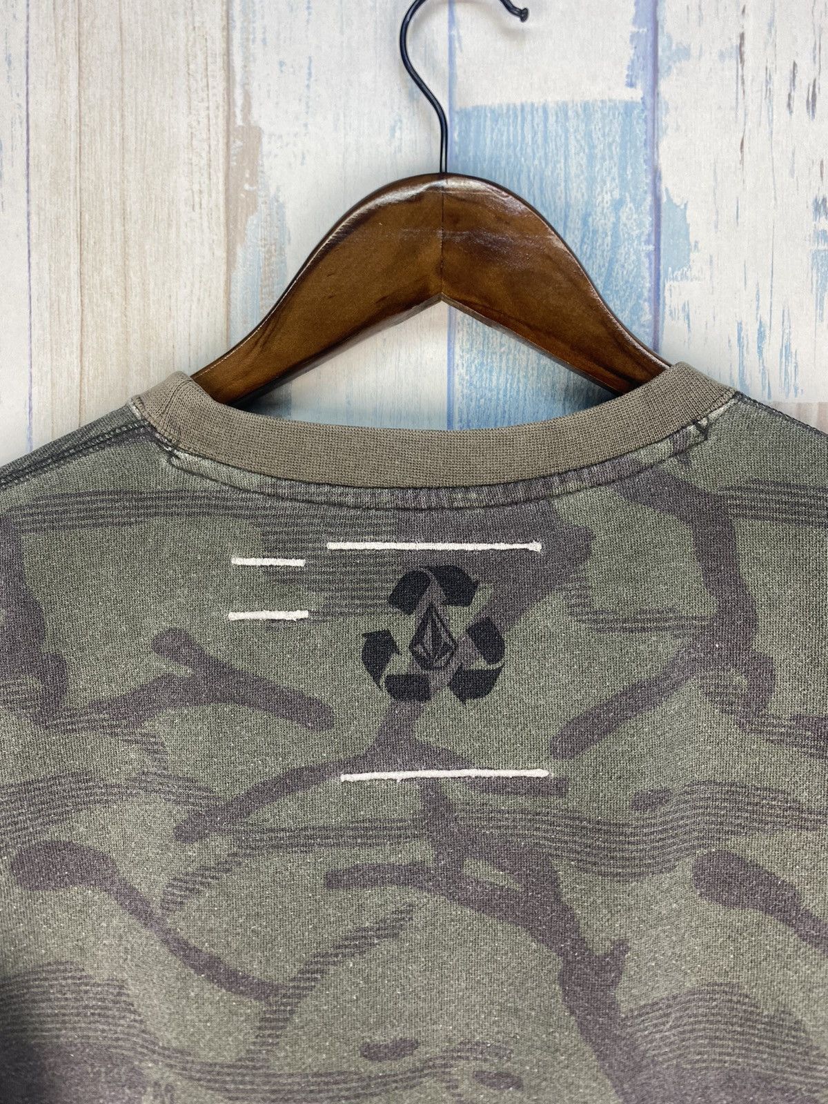 Vintage × Volcom Vintage Volcomscout Camouflage Sweatshirt Size US M / EU 48-50 / 2 - 6 Thumbnail