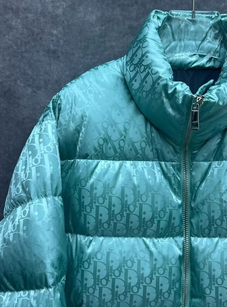 Dior Dior DIOR Logo Zip Collar Short Sleeve Down Jacket-2507 Size US XXL / EU 58 / 5 - 6 Thumbnail