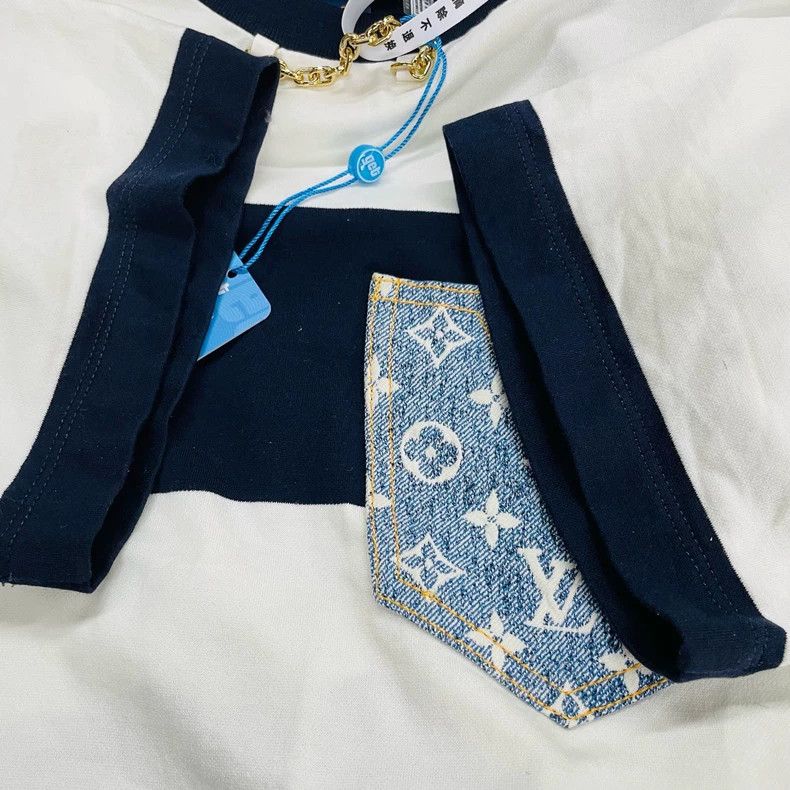 Louis Vuitton Louis Vuitton Black and white presbyopic pocket print dres Size S / US 4 / IT 40 - 6 Thumbnail