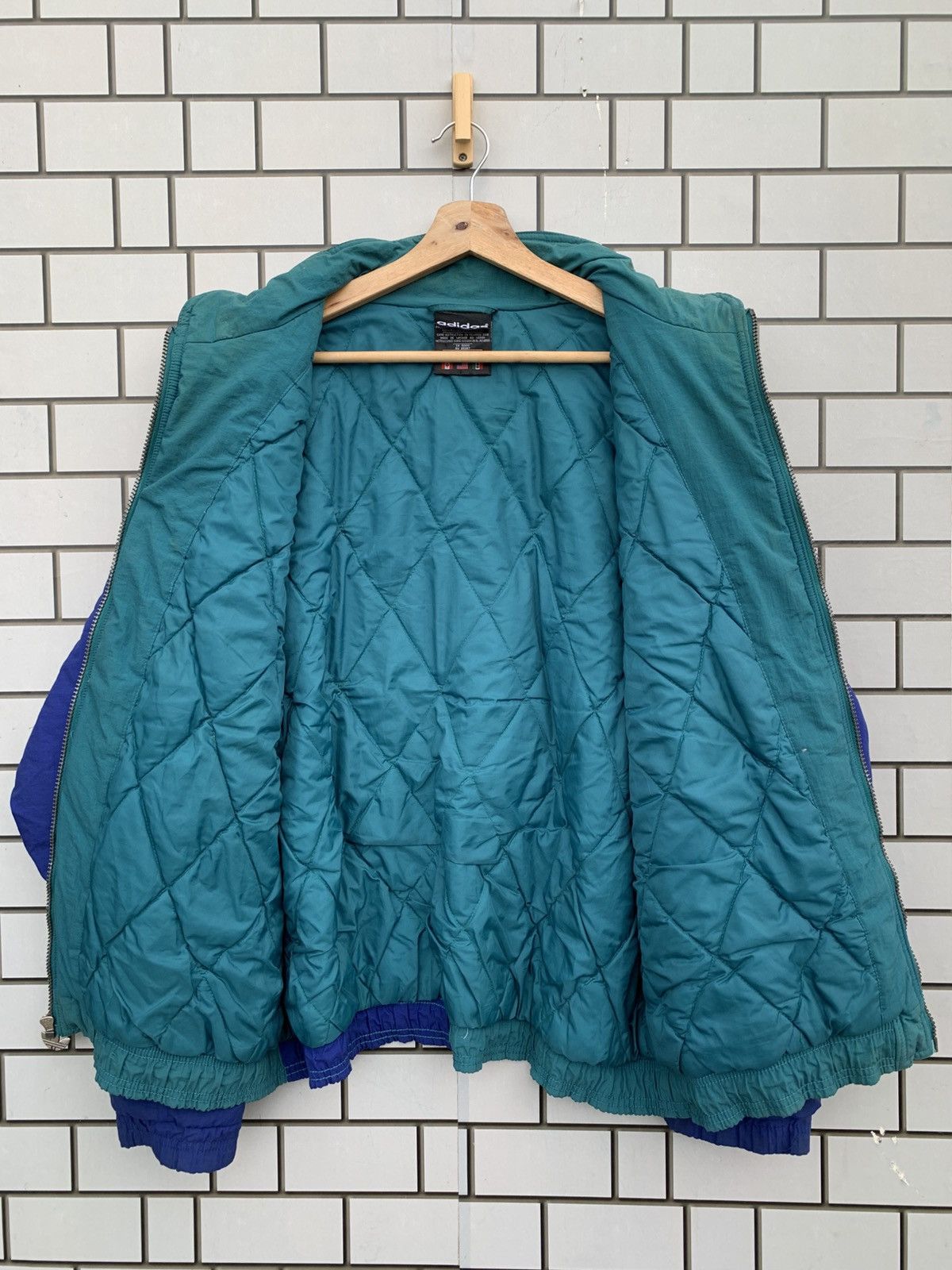 Adidas Vintage 90s Adidas Big Logo Oversized Jacket Size US L / EU 52-54 / 3 - 5 Thumbnail