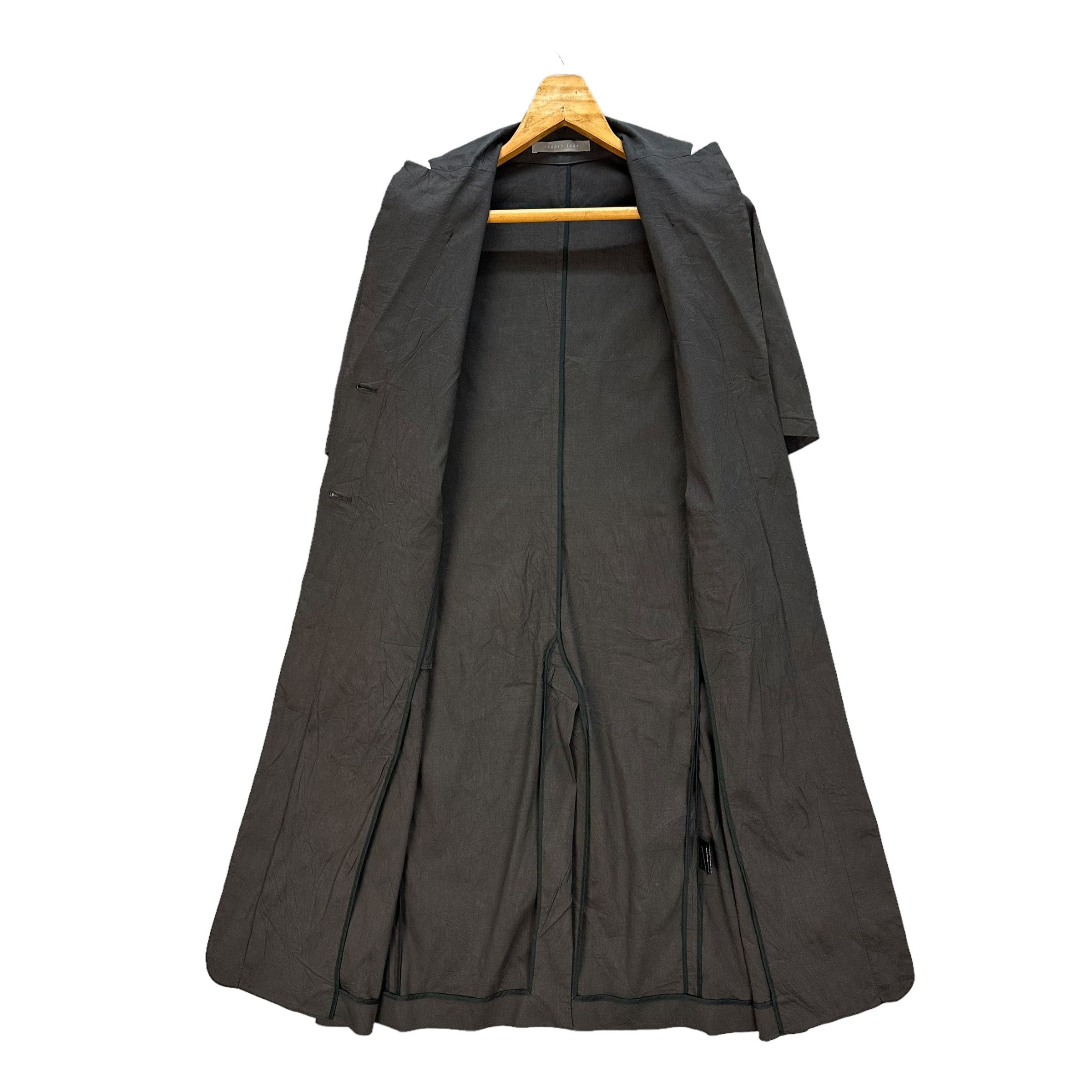 Theory THEORY LUXE Short Sleeve Long Coat Light Overcoat #A49-1141 Size S / US 4 / IT 40 - 6 Thumbnail