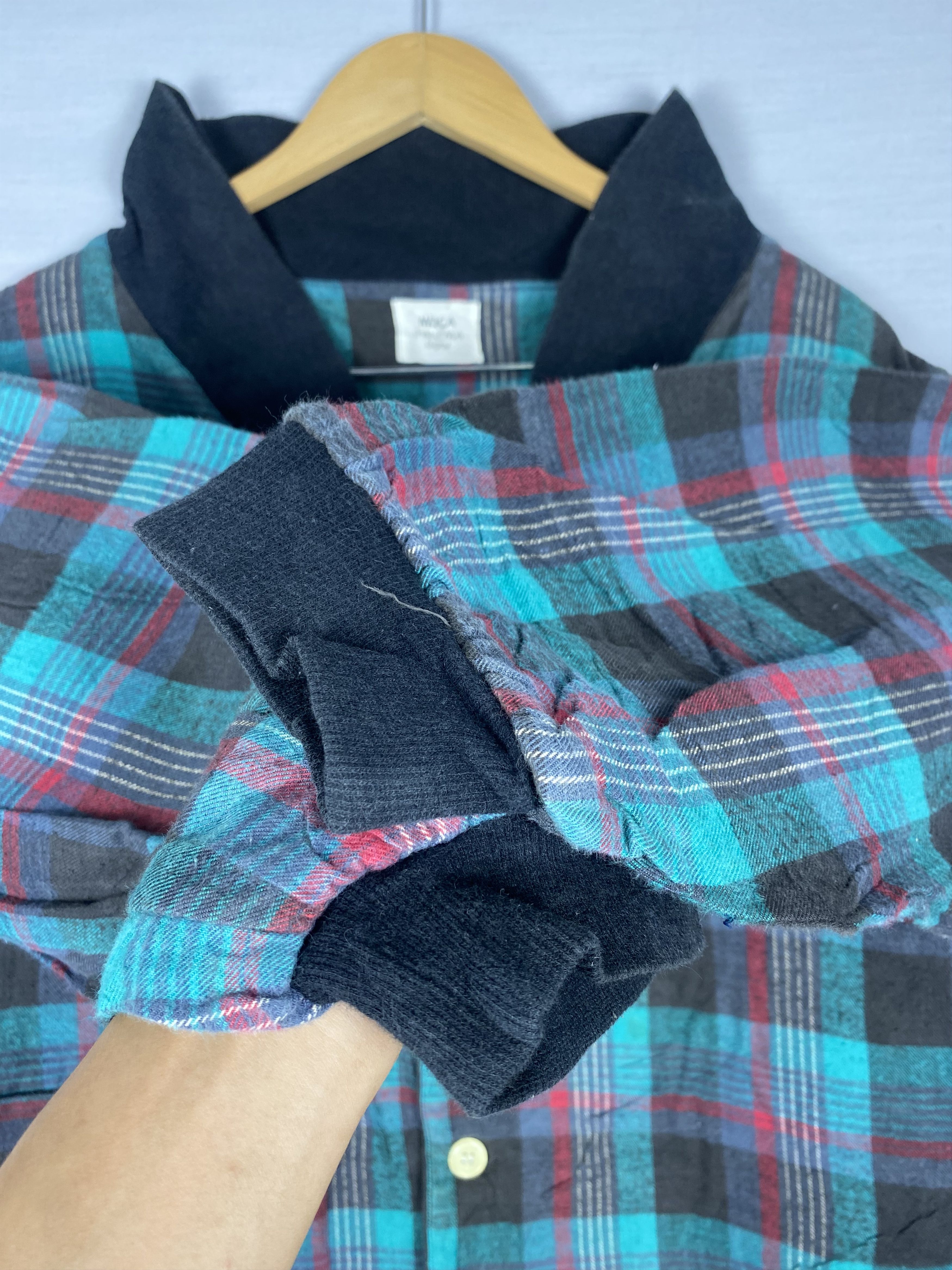 Flannel Vintage Moca Fleece Lining Flannel Shirt Jacket Size US M / EU 48-50 / 2 - 4 Thumbnail