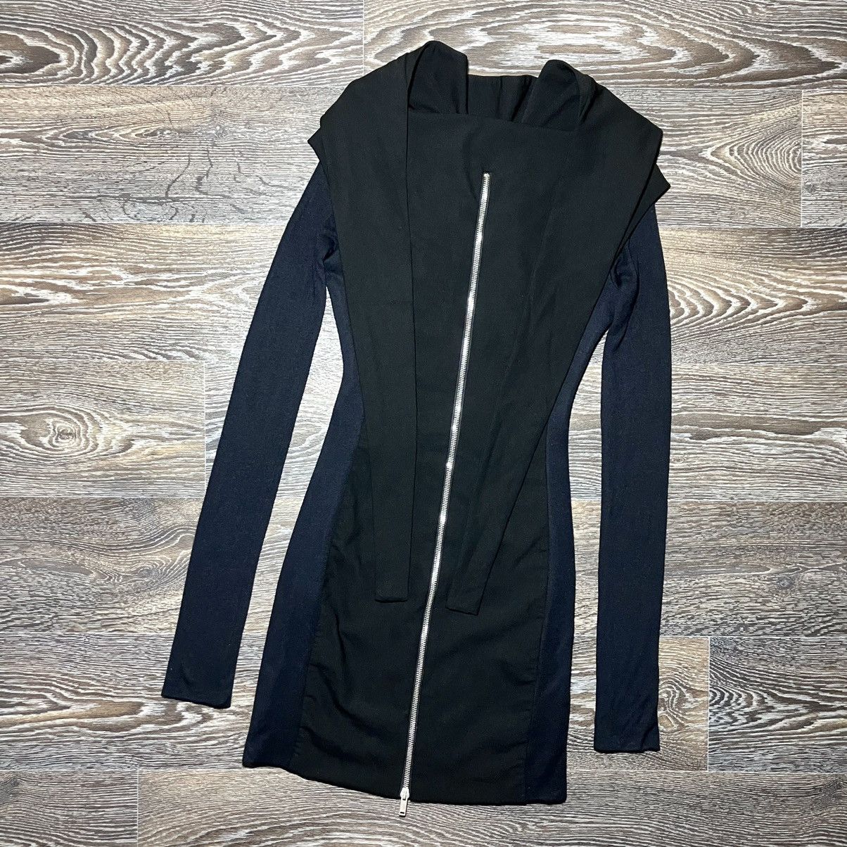 Gareth Pugh Dark Luxury GARETH PUGH Black Long Sleeve Wool Midi Dress Size S / US 4 / IT 40 - 8 Thumbnail