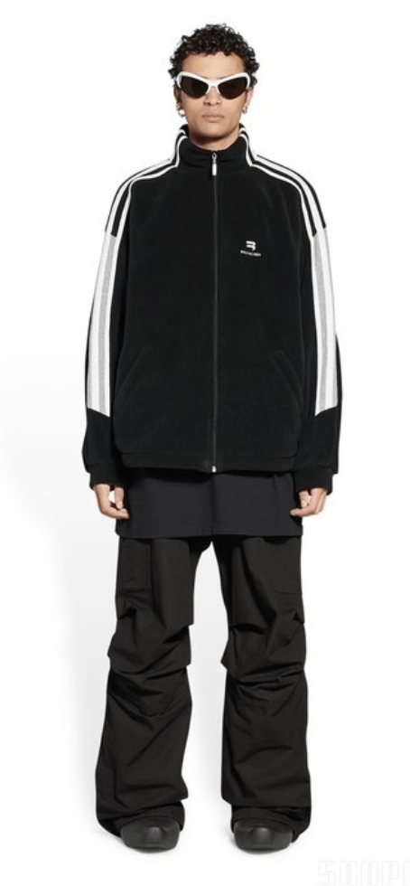 Balenciaga Balenciaga Sporty B Fleece Jacket Size US S / EU 44-46 / 1 - 9 Thumbnail