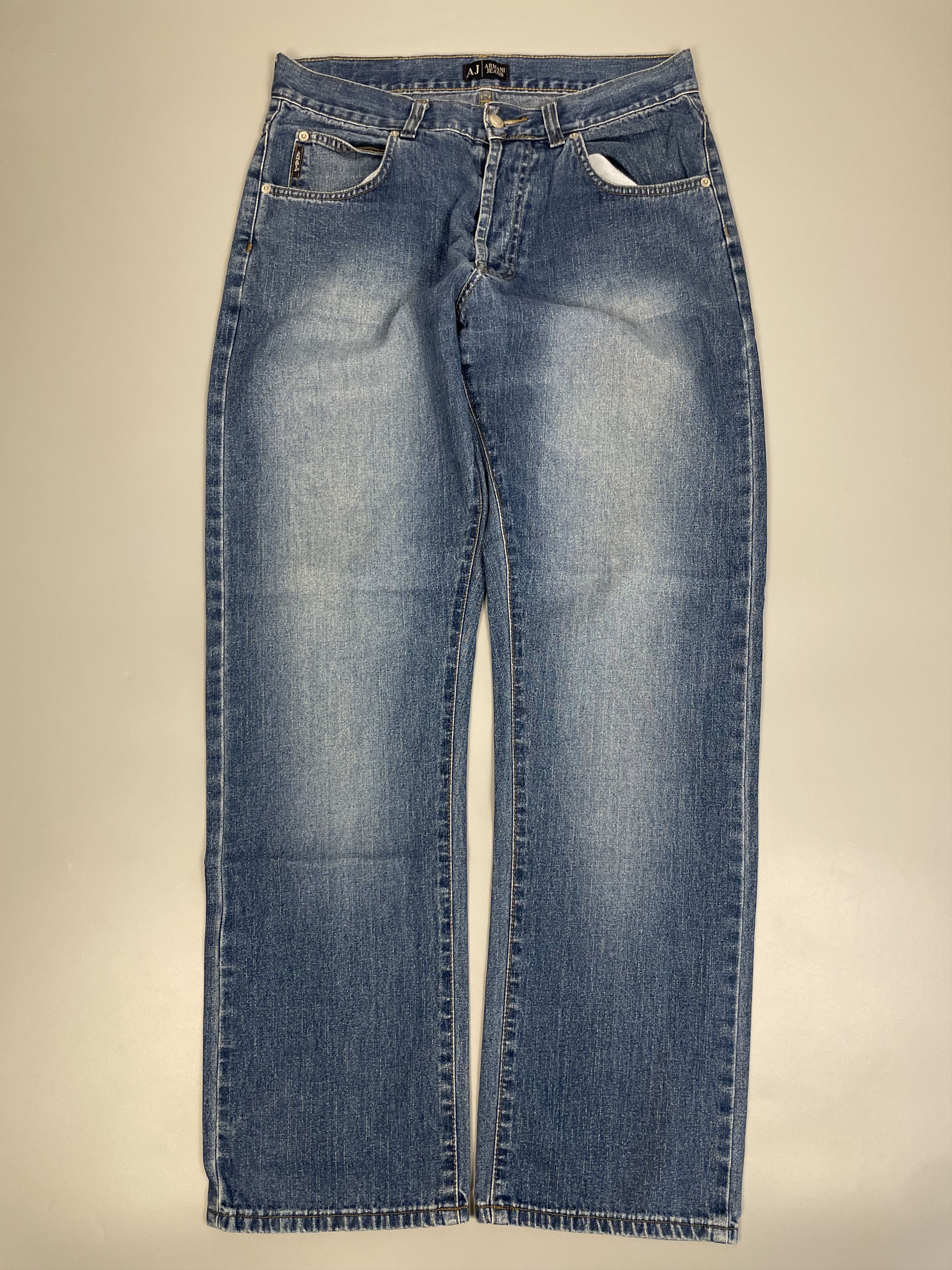 パンツ 2000s Emporio Armani baggy wide denim Armani × Emporio Armani × Giorgio Armani VINTAGE ARMANI