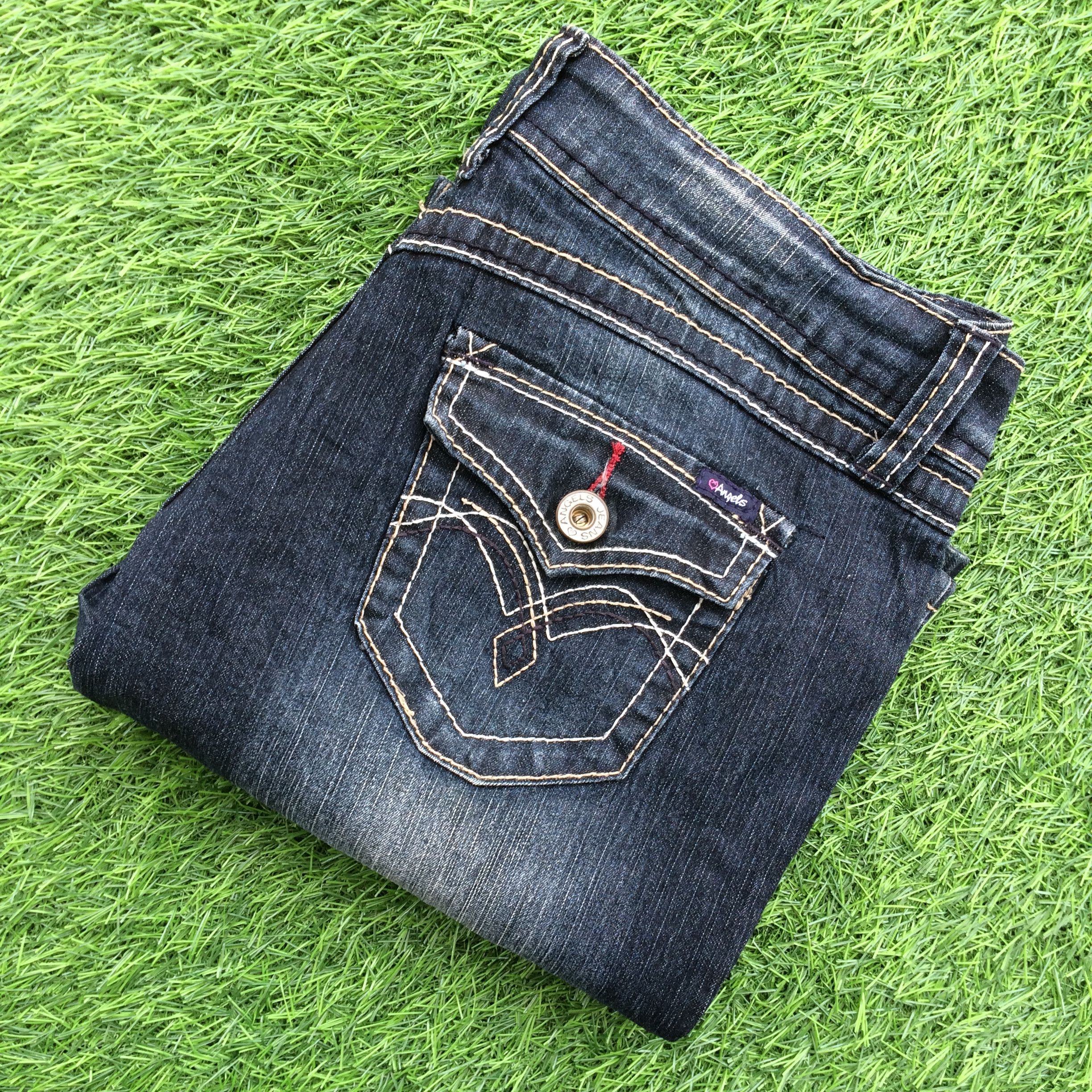 Designer Angels Bootcut Low Rise Jeans D-894 Size 30" / US 8 / IT 44 - 9 Thumbnail