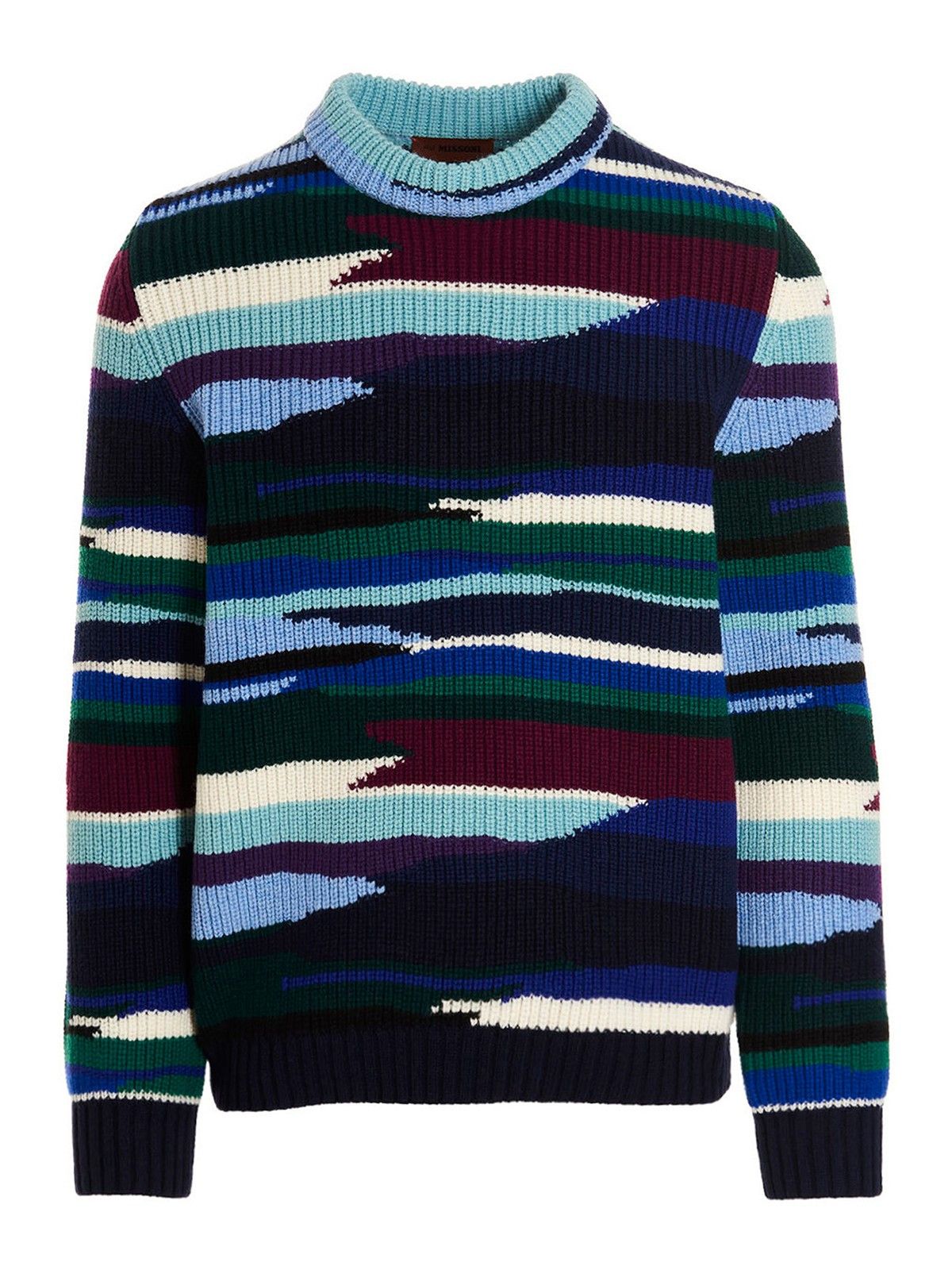 Missoni o1y0225 Crewneck Sweater in Multicolor Size US M / EU 48-50 / 2 - 1 Thumbnail