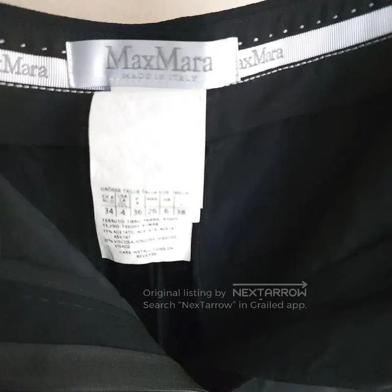 Max Mara MaxMara Black Casual Pants for Women . Size 23" - 3 Thumbnail