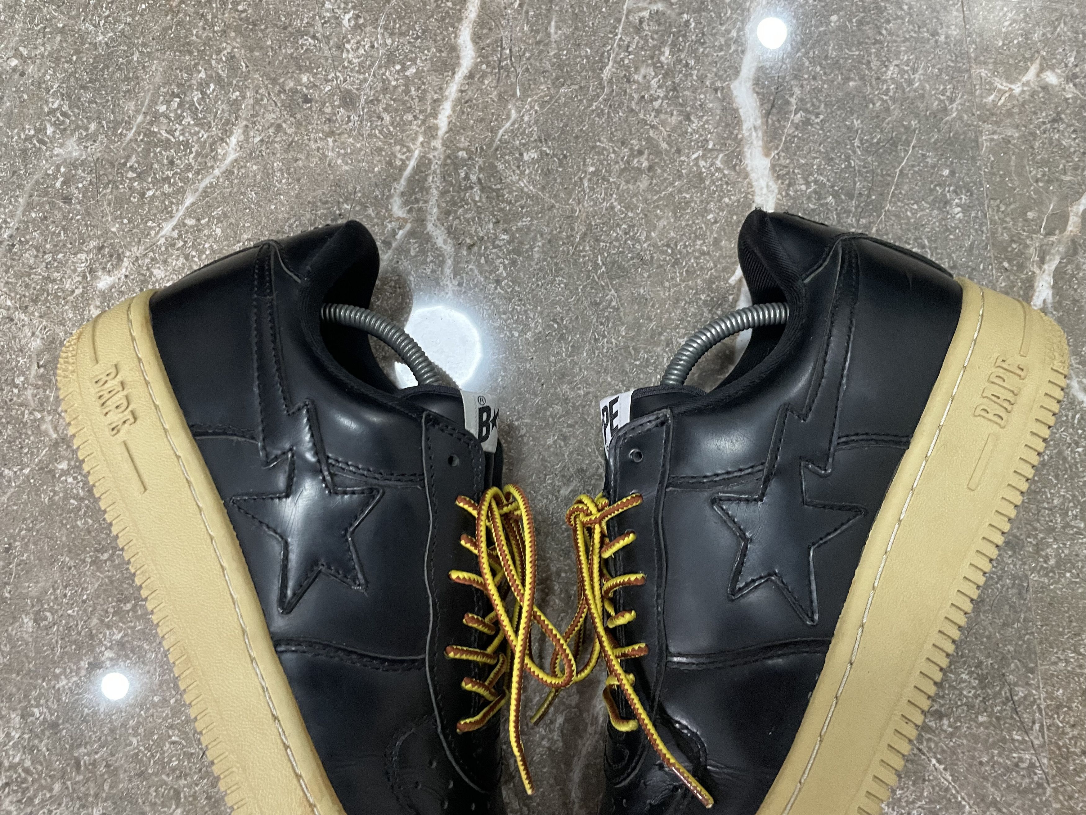 Bape OG GLASS LEATHER BAPESTA Size US 9.5 / EU 42-43 - 9 Thumbnail