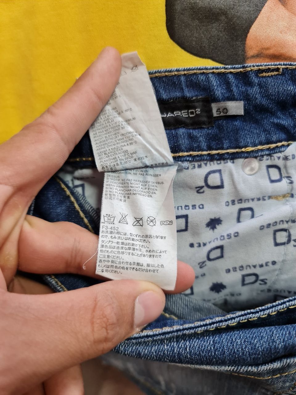 Dsquared2 Distressed Painted Bleached Dsquared2 Denim Size US 34 / EU 50 - 11 Thumbnail