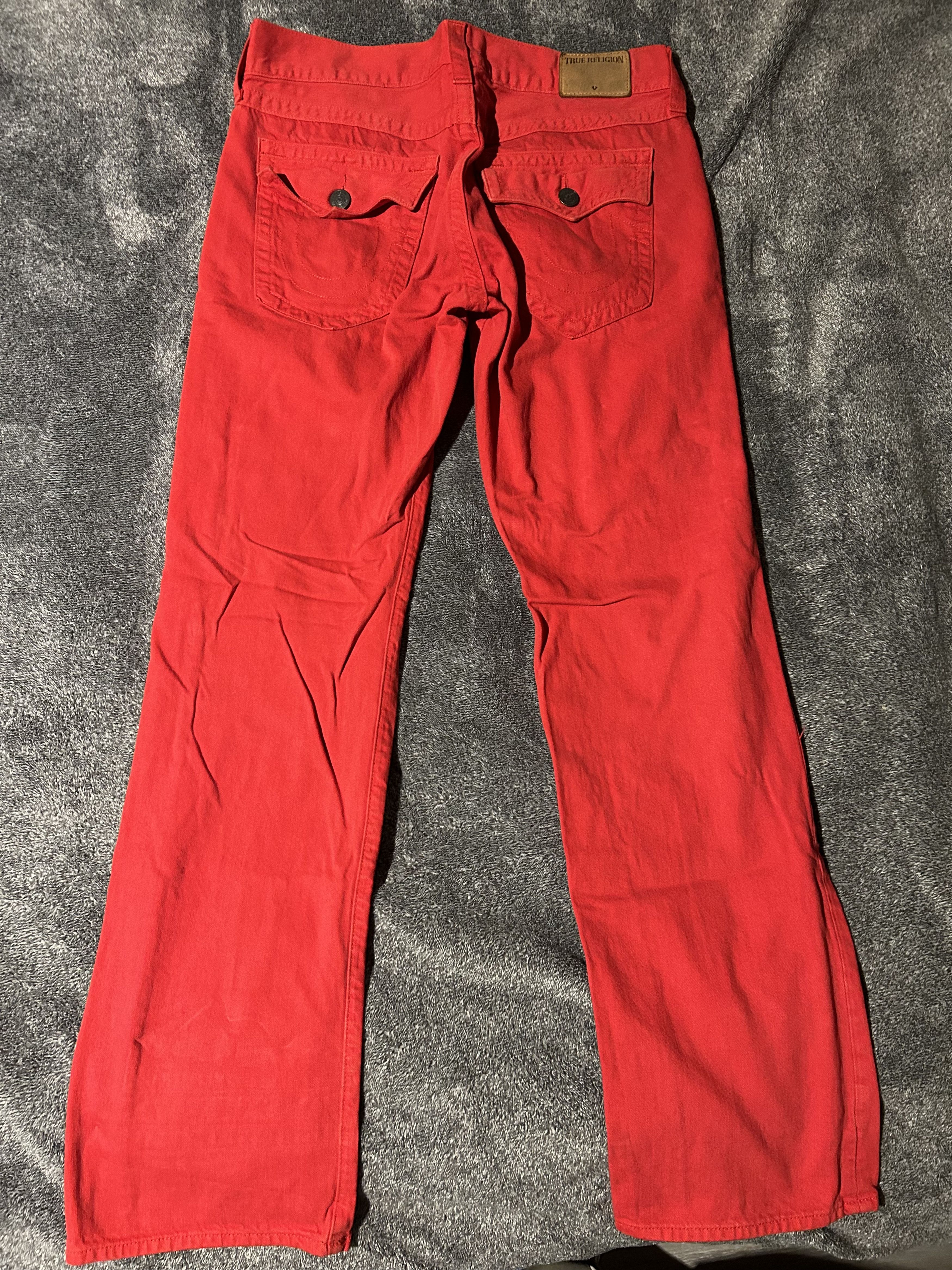 True Religion Red Trye Religion Jeans Size US 32 / EU 48 - 2 Thumbnail