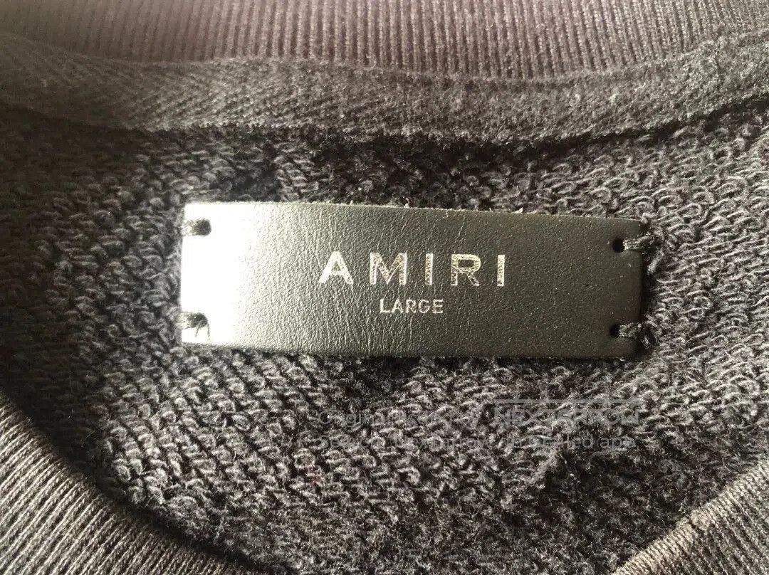 Amiri Amiri 17AW Gunshot Crewneck. Size US L / EU 52-54 / 3 - 4 Thumbnail
