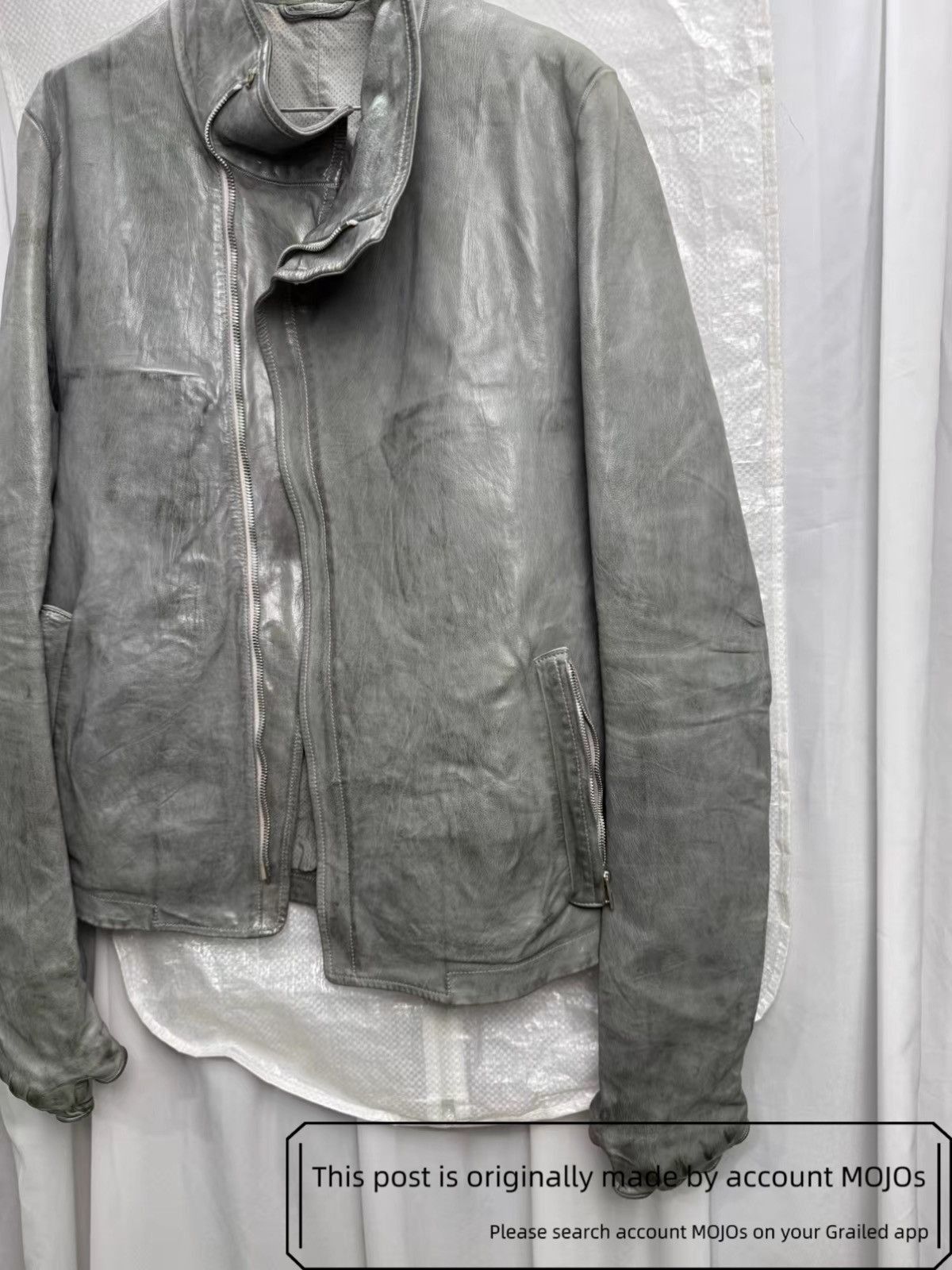 Carol Christian Poell Sz 50 Carol Christian Poell 2599GSP Leather Jacket mojos165 Size US M / EU 48-50 / 2 - 3 Thumbnail
