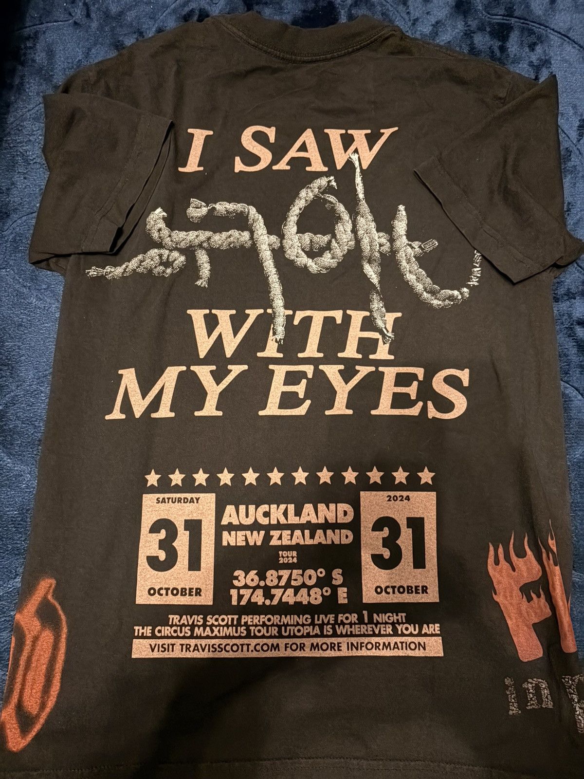 Travis Scott TRAVIS SCOTT “I SAW UTOPIA IN MY EYES” T SHIRT Size US S / EU 44-46 / 1 - 3 Thumbnail
