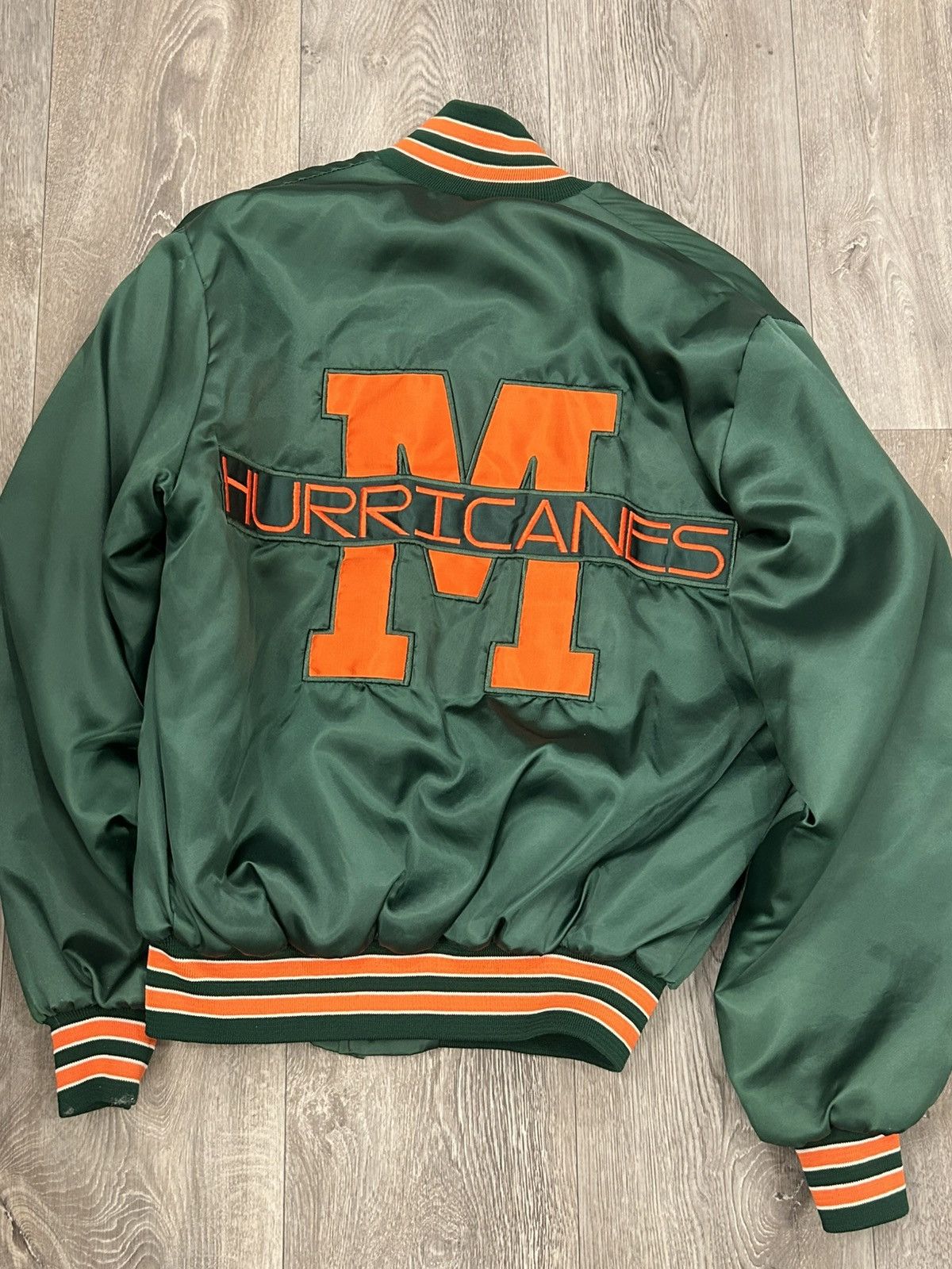 Chalk Line Vintage miami hurricanes chalk line starter jacket Size US M / EU 48-50 / 2 - 2 Thumbnail