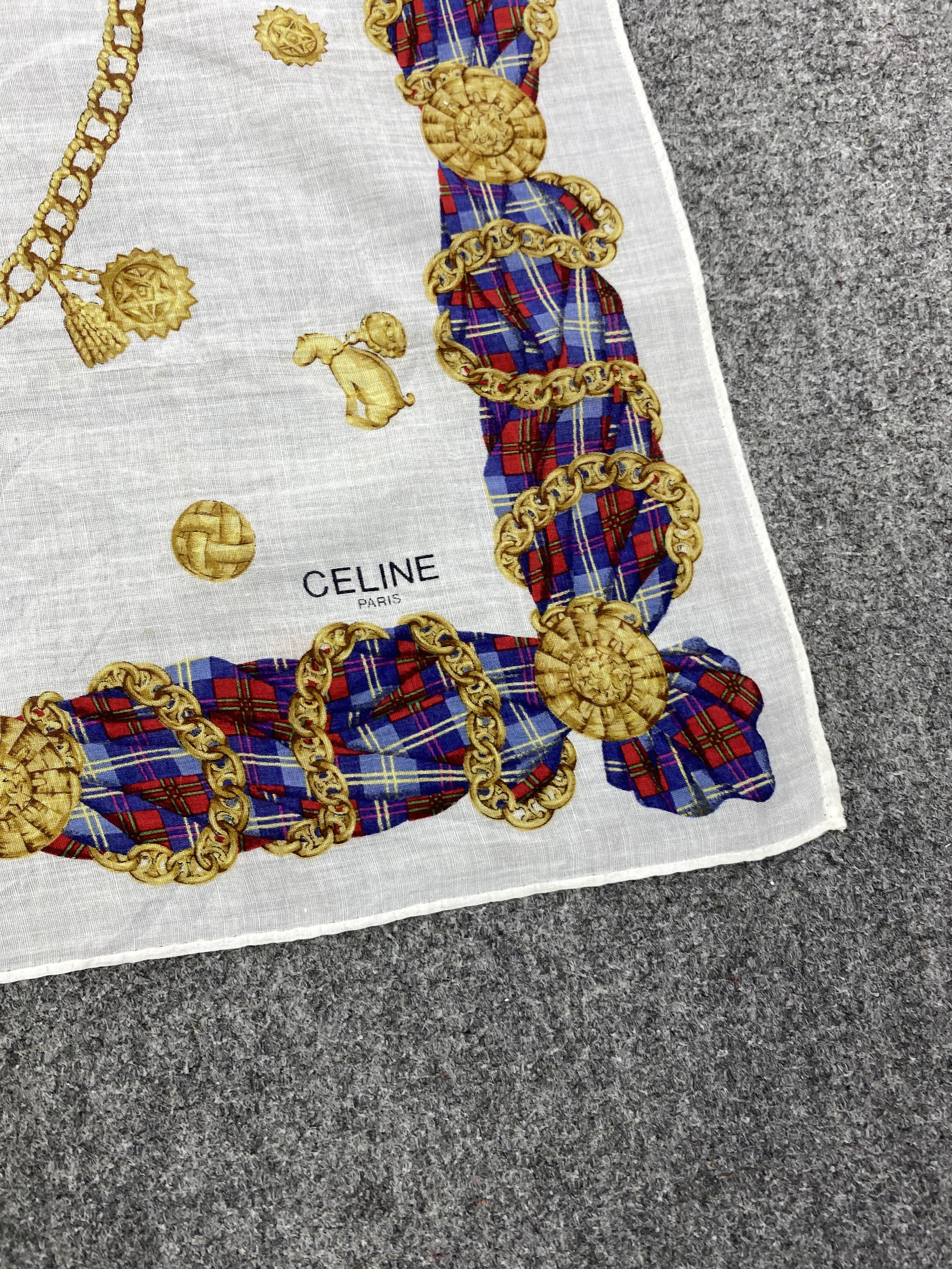 Celine Vintage Celine Handkerchief / Neckerchief HKC0988 Size ONE SIZE - 6 Thumbnail