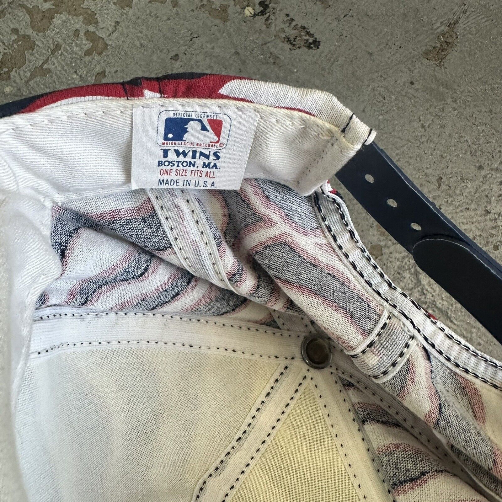 MLB × Vintage Vintage Twins California Anaheim Angels Snapback Hat Size ONE SIZE - 4 Thumbnail