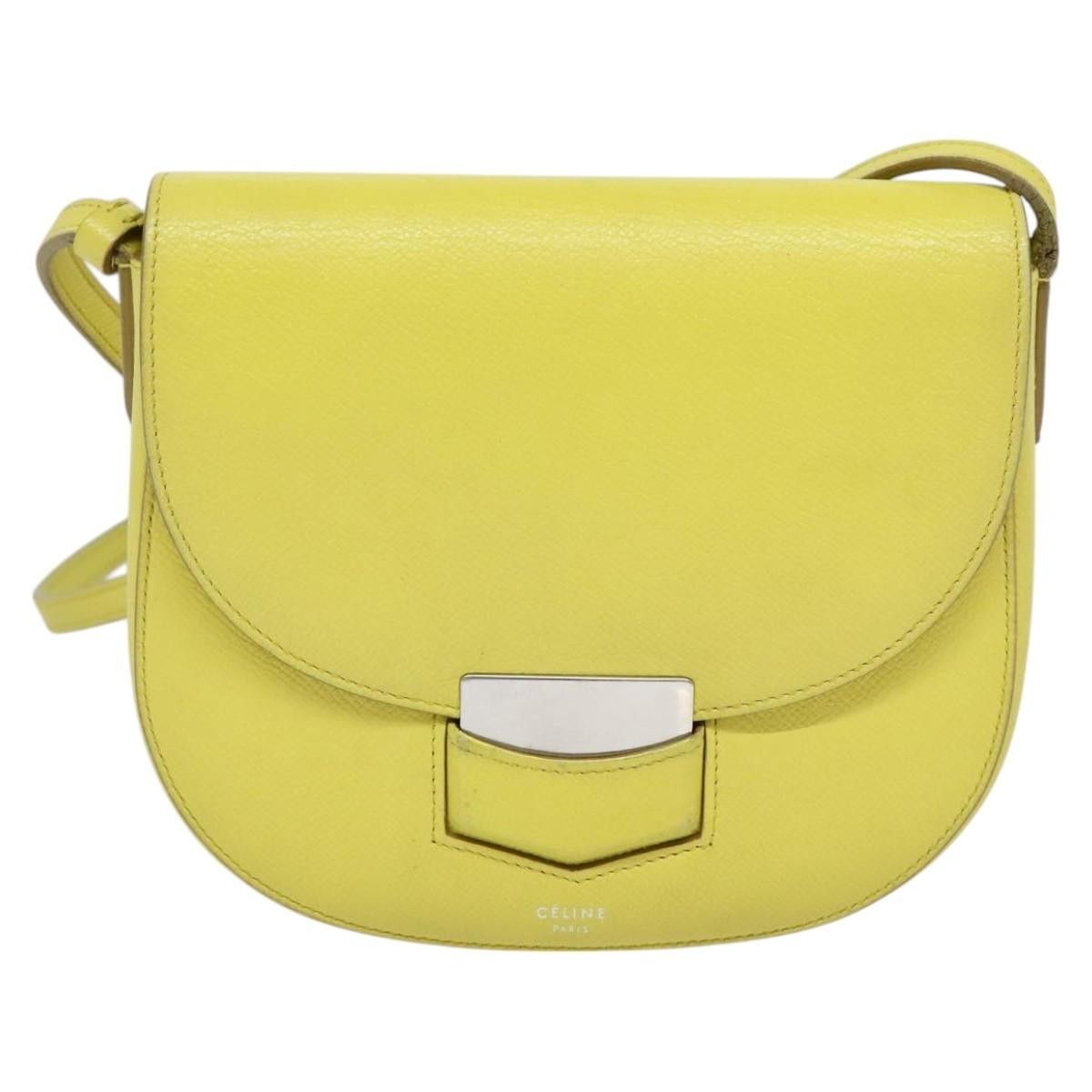 Celine Celine Trotteur Crossbody Bag Grainy Leather Size ONE SIZE - 1 Thumbnail