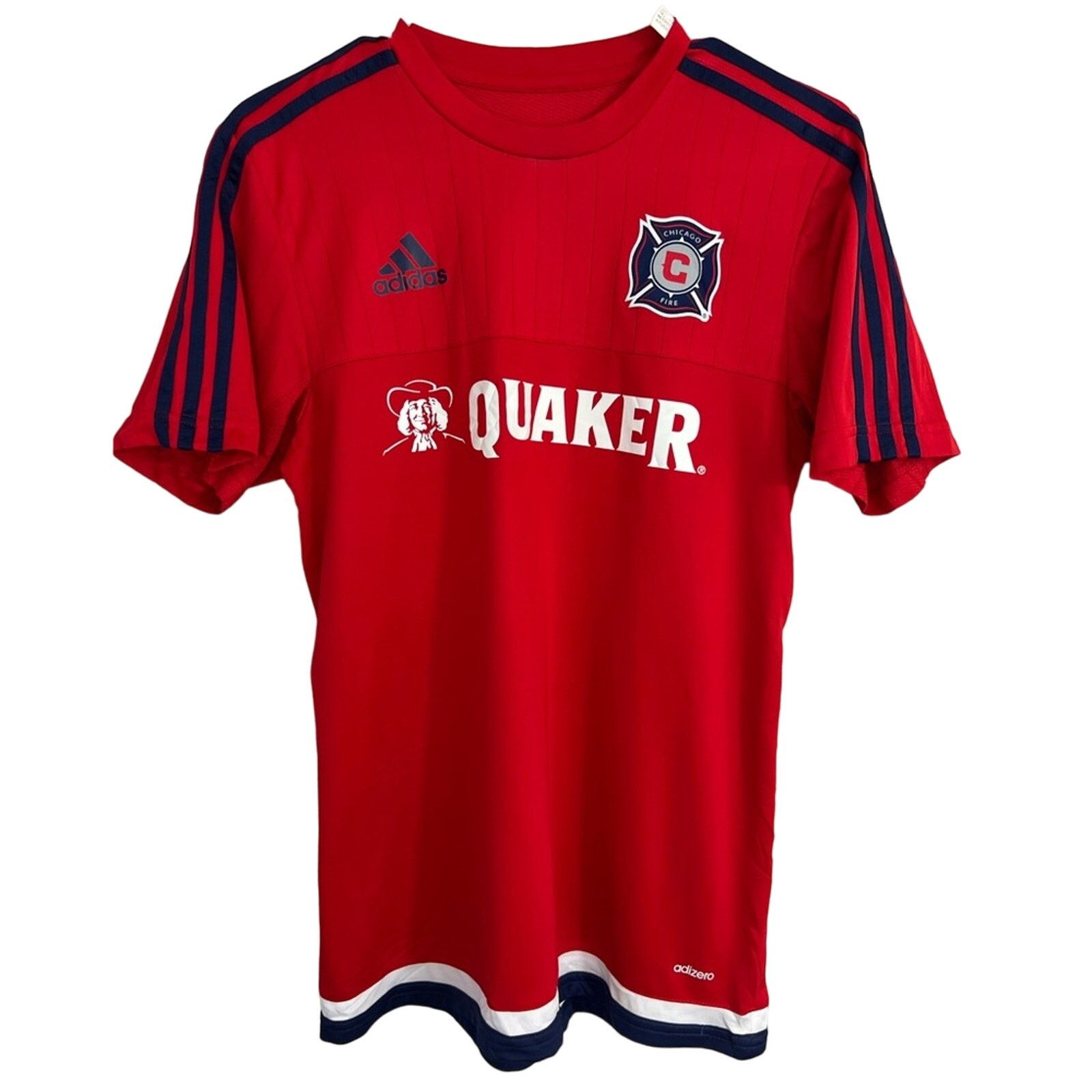 Adidas Adidas ClimaCool Chicago Fire Red MLS Soccer Jersey CLEAN Size US S / EU 44-46 / 1 - 1 Thumbnail
