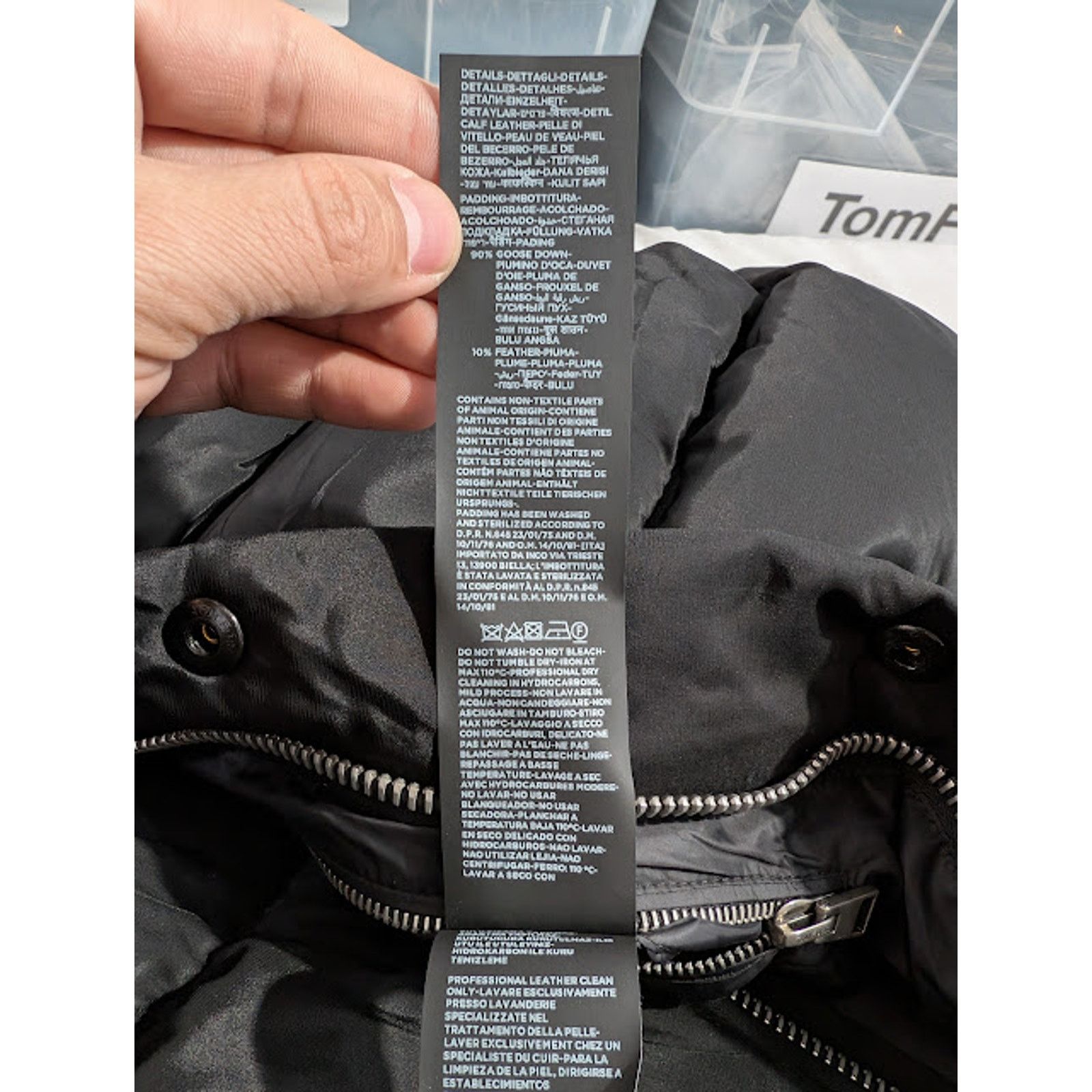 Tom Ford o1rshd1 Long Down Gilet in Black Size US M / EU 48-50 / 2 - 19 Thumbnail