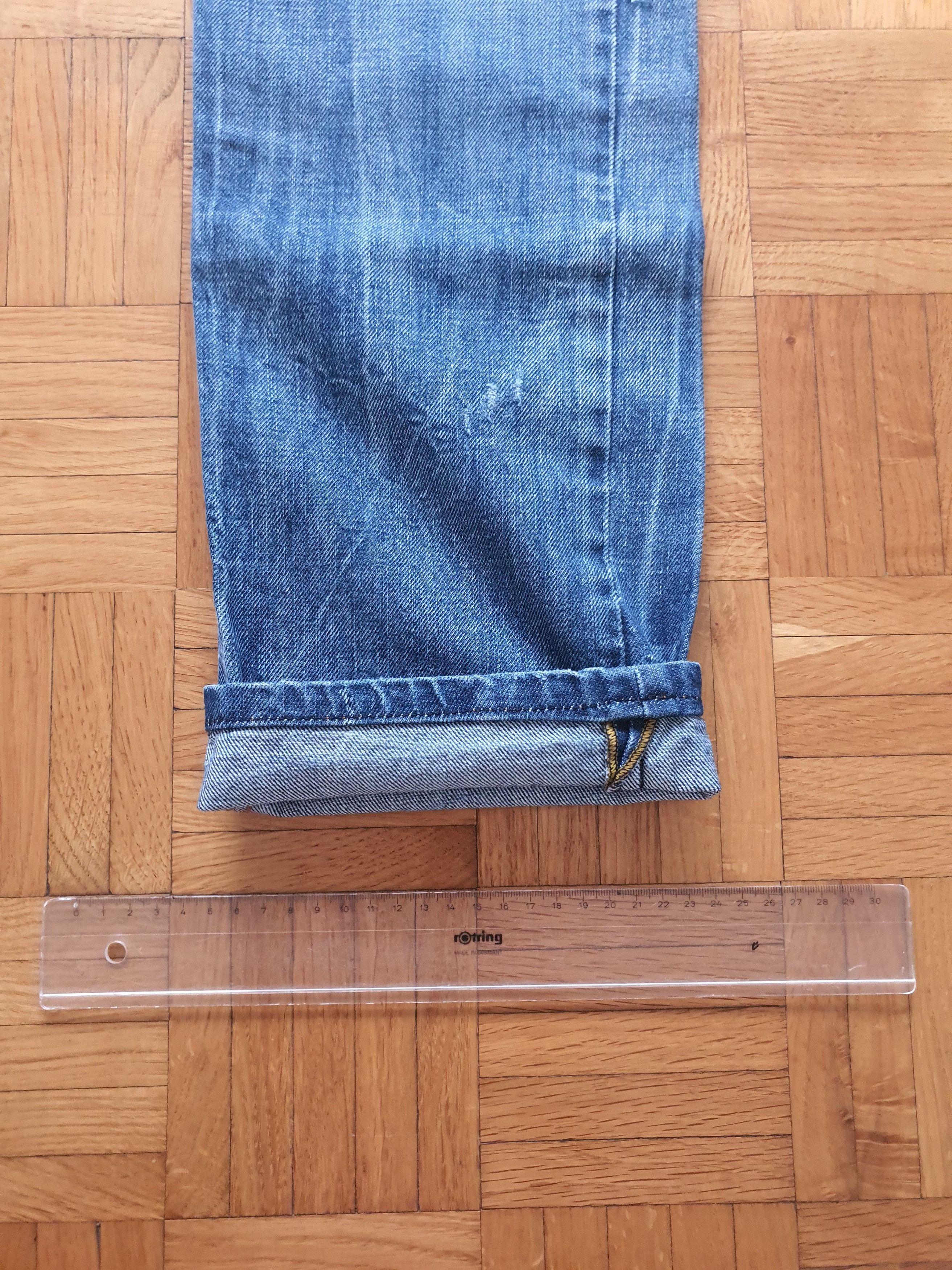 Takeshy Kurosawa Handmade Selvedge Denim Jeans Japanese Fabric - Regular Fit Size US 34 / EU 50 - 13 Thumbnail