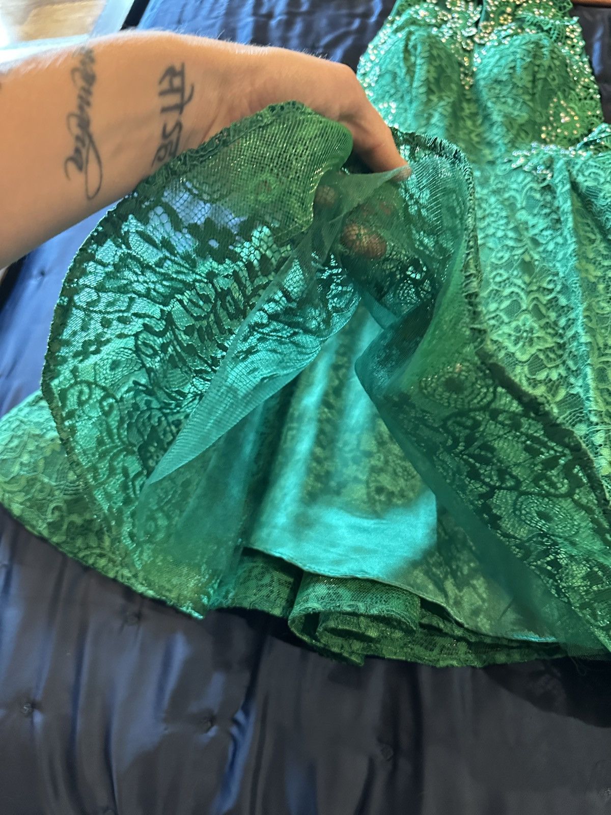 Other Emerald Green Dress Size S / US 4 / IT 40 - 3 Thumbnail