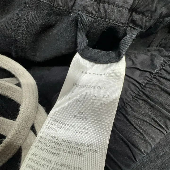 Rick Owens Rick Owens DRKSHDW Black Drawstring Cargo Pants -2508 Size US 26 / EU 42 - 4 Thumbnail
