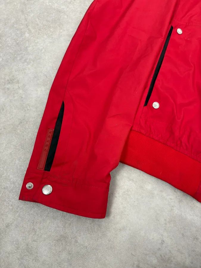 Prada 2000s Prada Red Nylon Linea Rossa Light Jacket Size US M / EU 48-50 / 2 - 8 Thumbnail