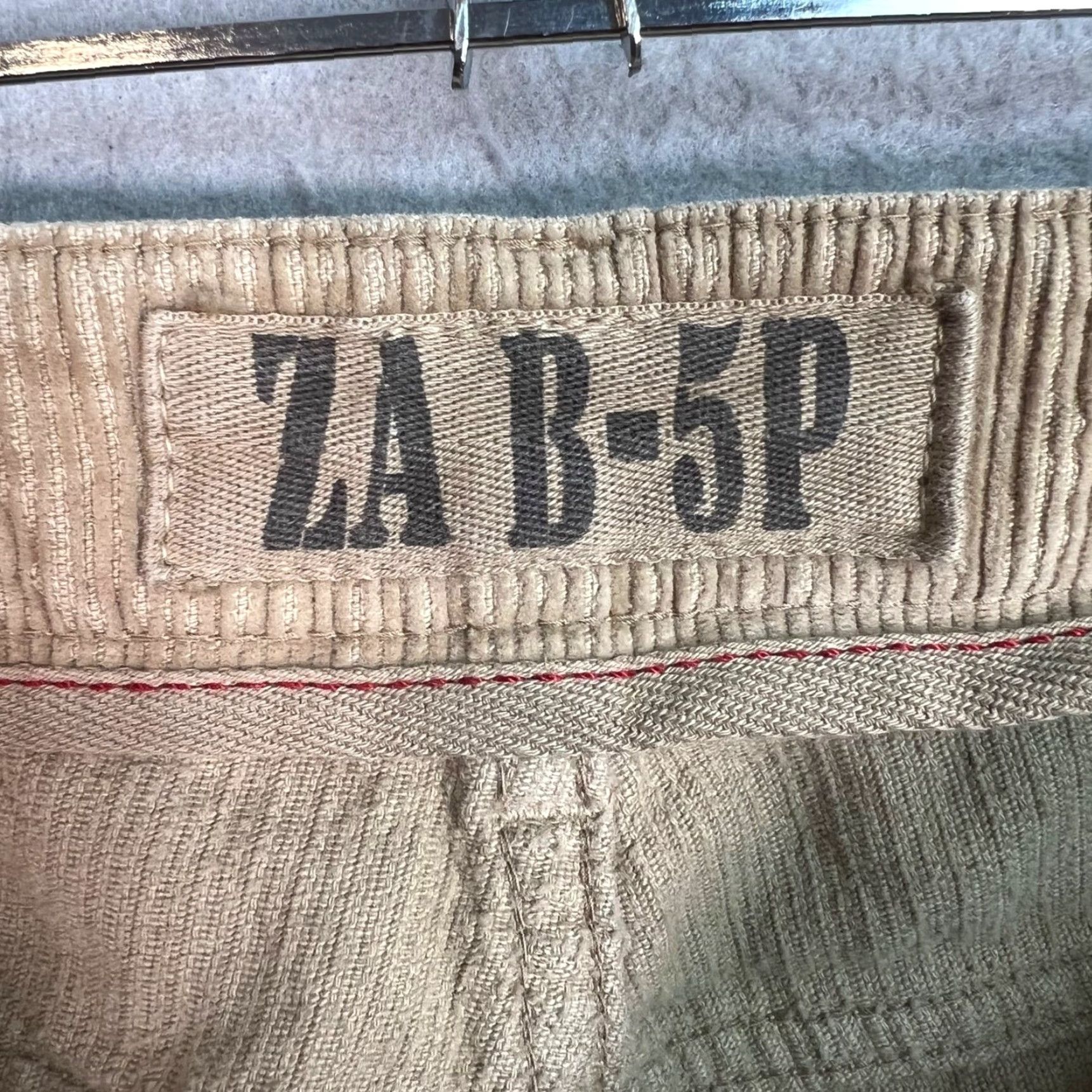 Zara Zara Man Basic Mens 30 Beige Corduroy Pants Tapered Leg Chino Straight Flat Front Regular Waist 30 Inseam 29 Vintage No Mens Size US 30 / EU 46 - 3 Thumbnail