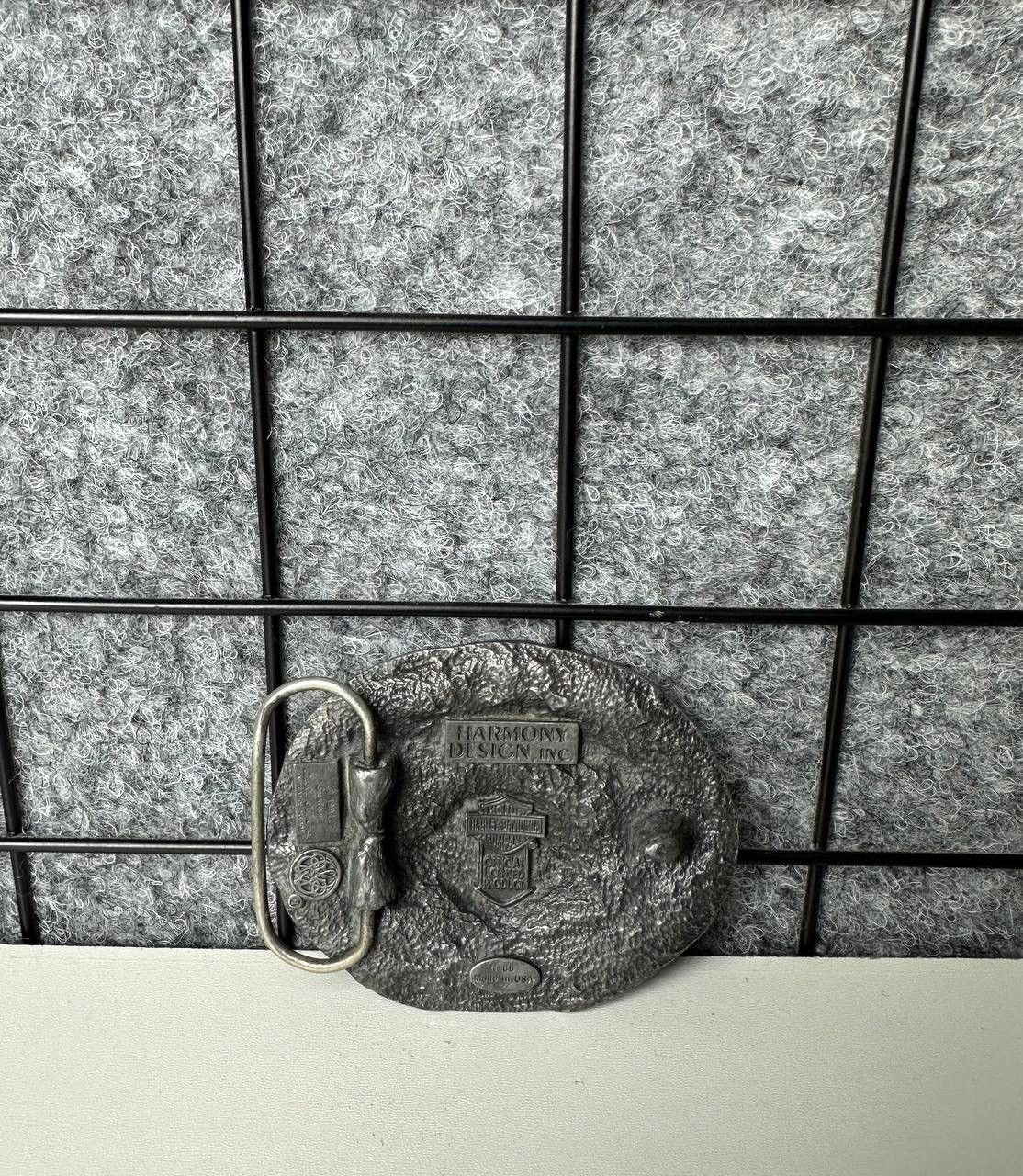 Vintage Harley Davidson belt buckle rider 1991 Size ONE SIZE - 2 Thumbnail
