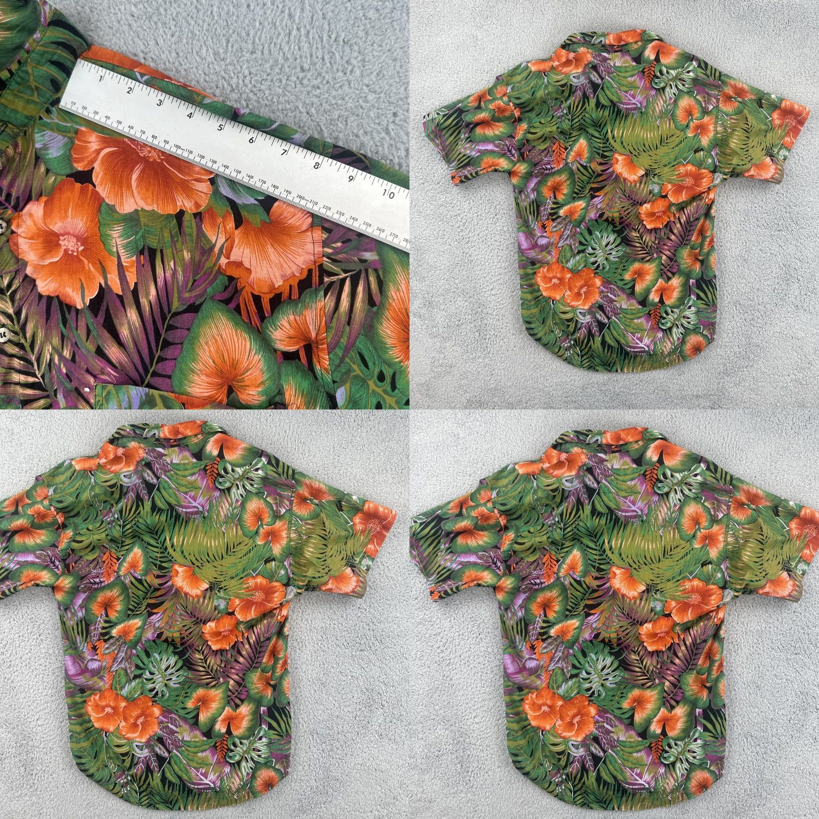 Vintage VINTAGE Red Eye By Marc Daniel’s Mens M Button Up Floral Hawaiian Camp Shirt EUC Size US L / EU 52-54 / 3 - 10 Thumbnail